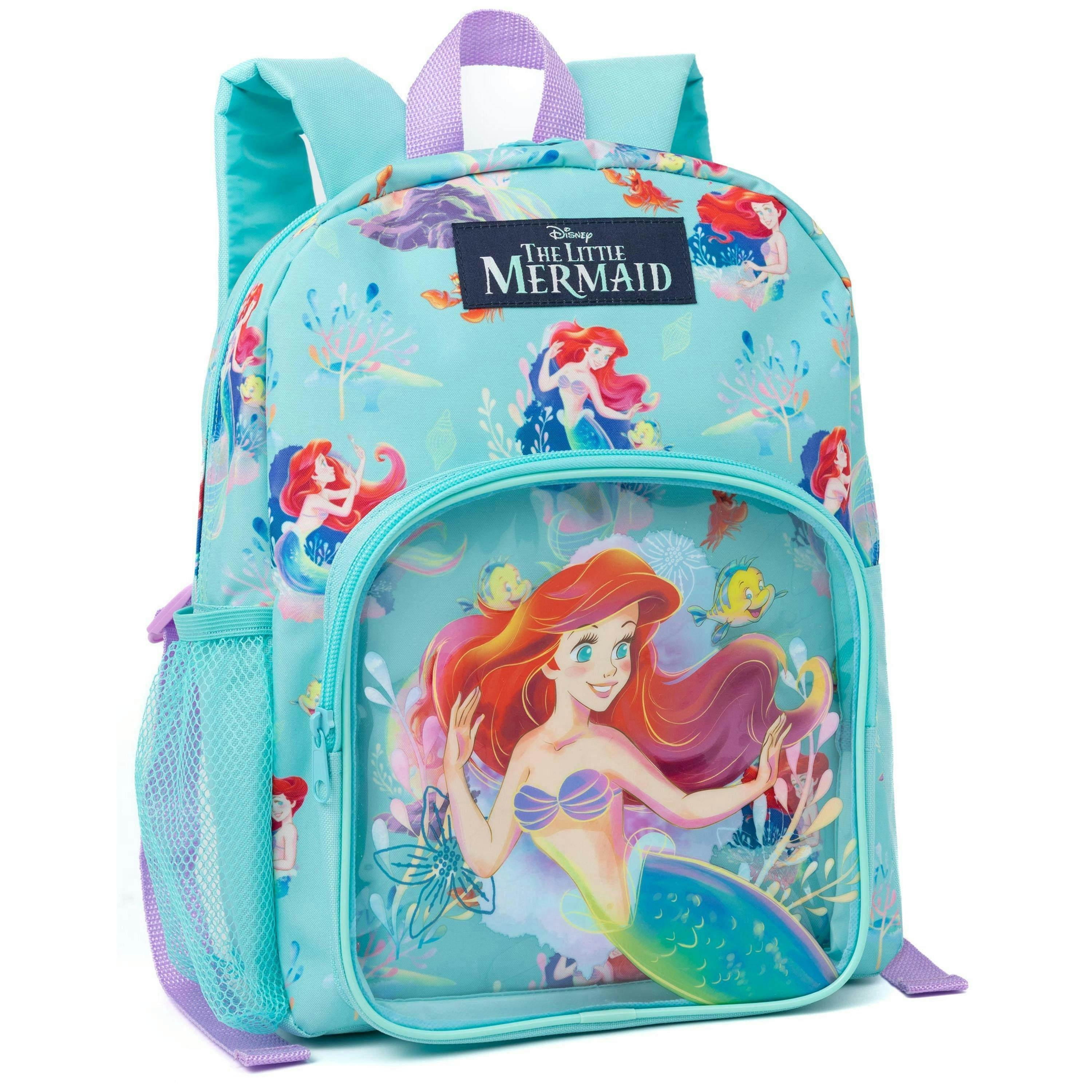 Disney Girls Blue Little Mermaid Backpack (One Size) by Vanilla Underground , view 2 of 6
