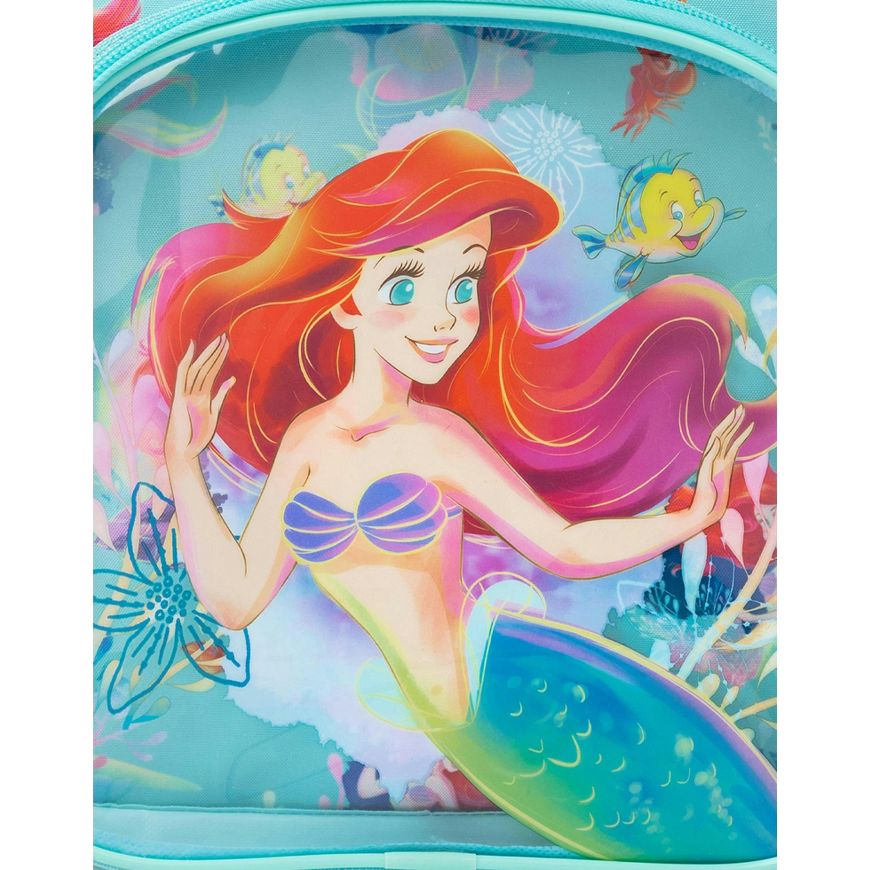 Disney Girls Blue Little Mermaid Backpack (One Size) by Vanilla Underground , view 4 of 6