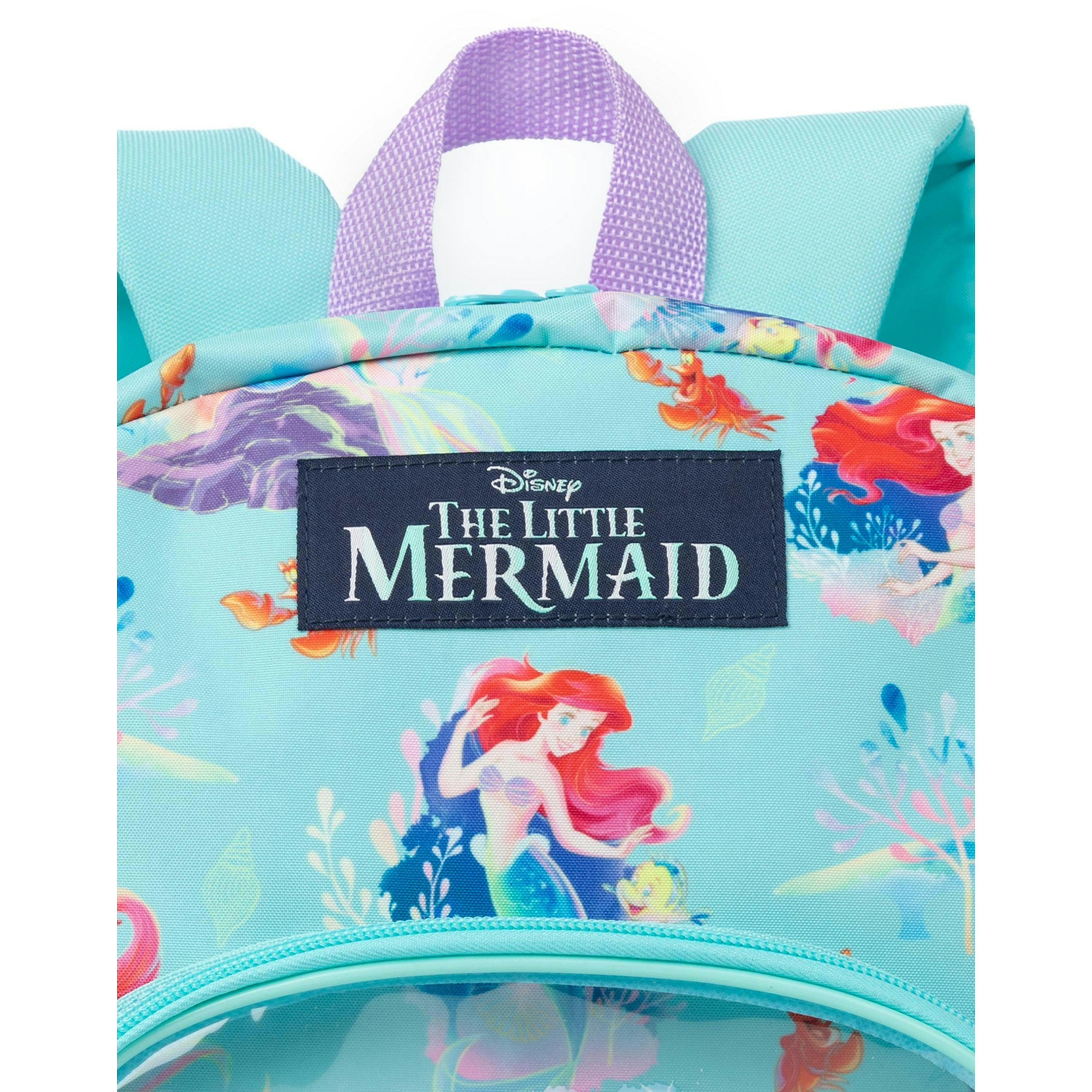 Disney Girls Blue Little Mermaid Backpack (One Size) by Vanilla Underground , view 5 of 6