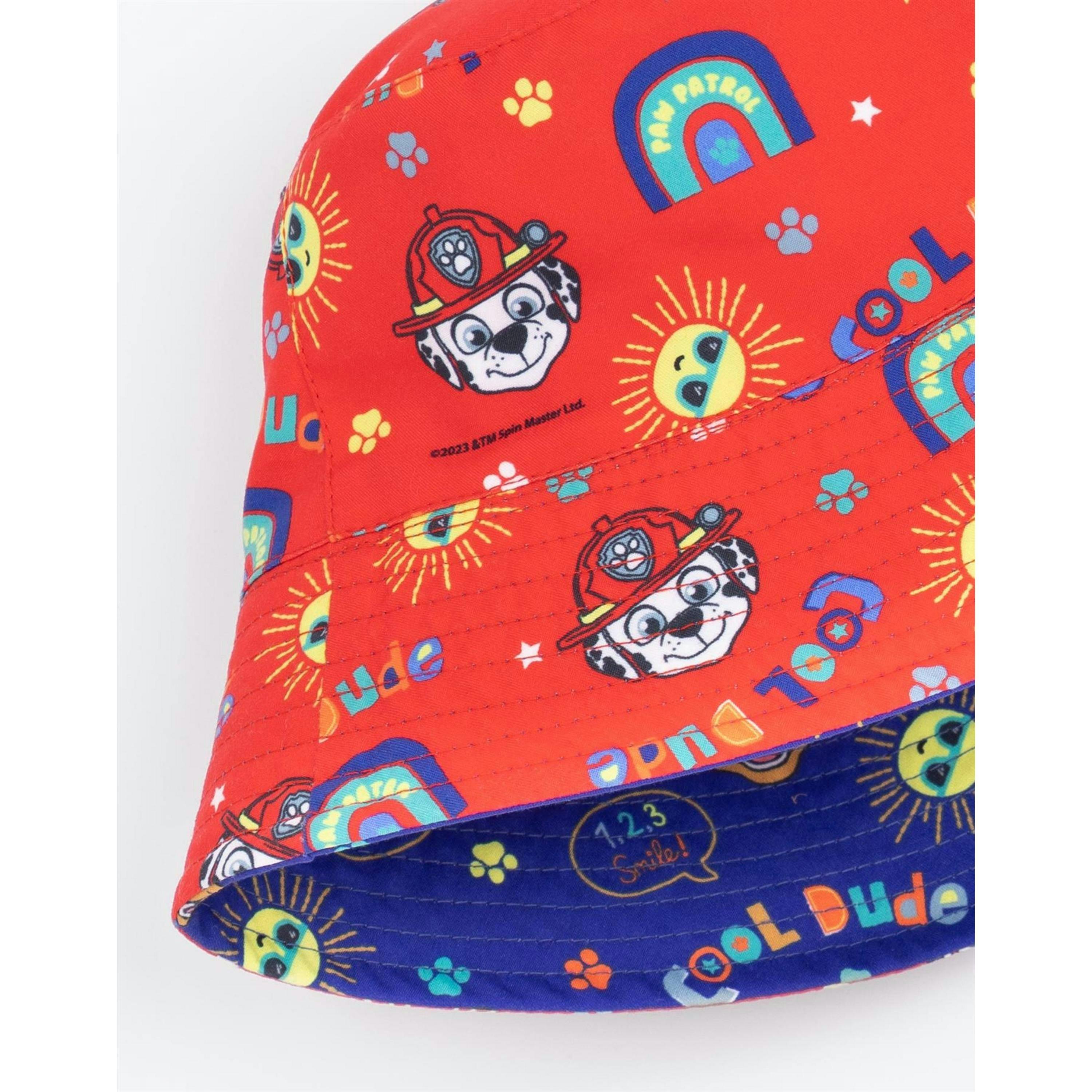 Paw Patrol Boys Multicoloured Bucket Hat (One Size) by Vanilla Underground , view 6 of 6
