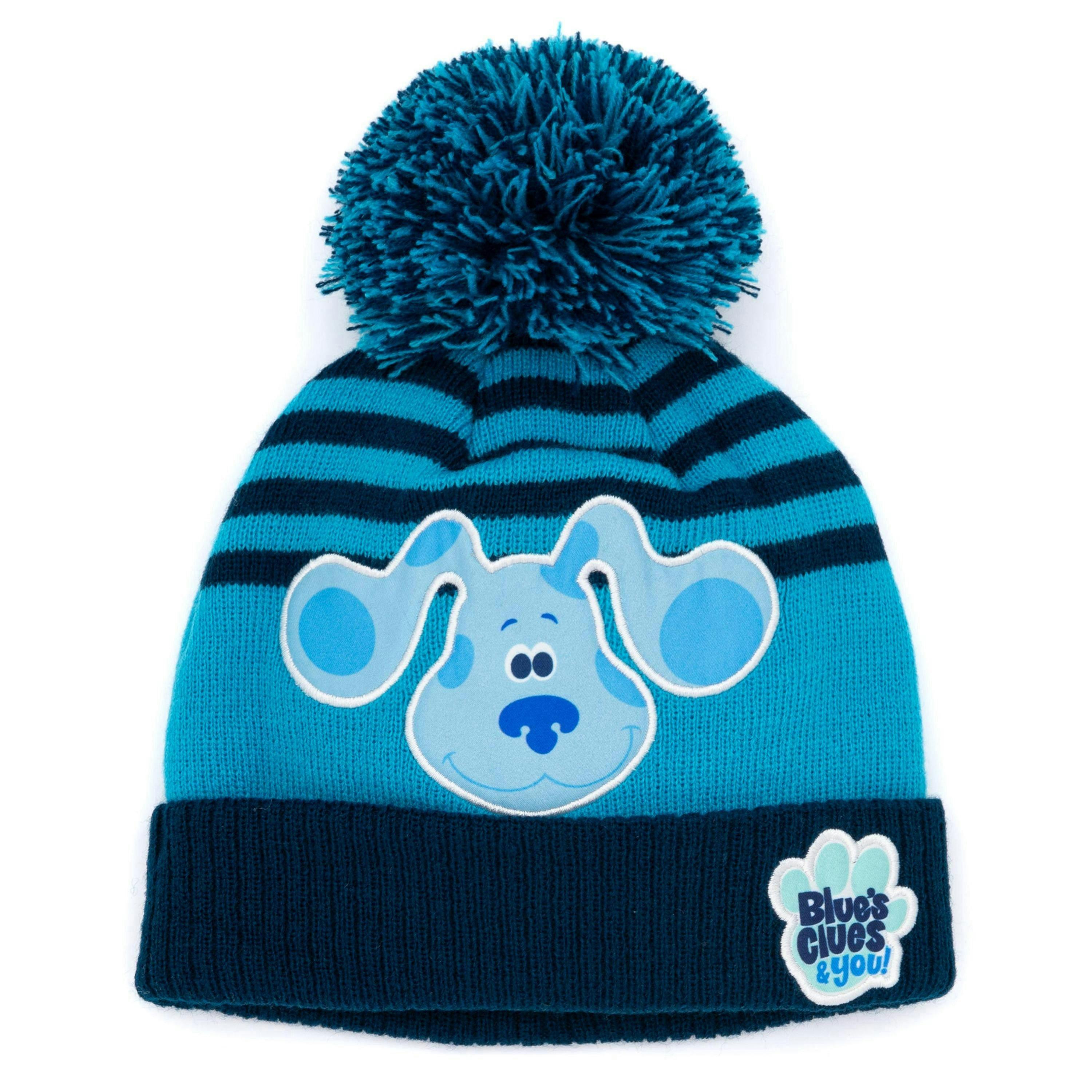 Blue's Clues & You! Unisex Kids Blue Beanie and Gloves Set (One Size) by Vanilla Underground , view 4 of 6