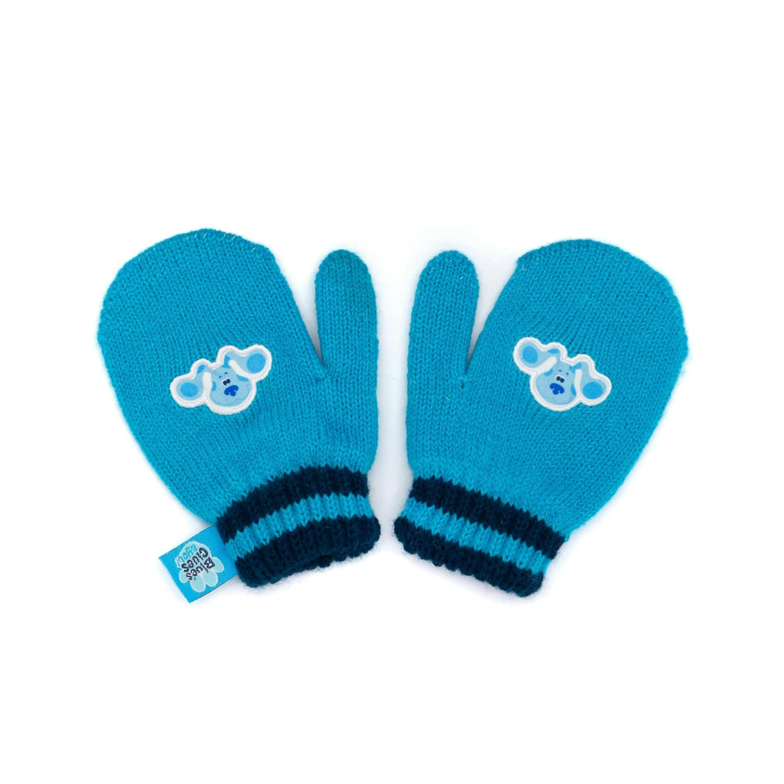 Blue's Clues & You! Unisex Kids Blue Beanie and Gloves Set (One Size) by Vanilla Underground , view 5 of 6