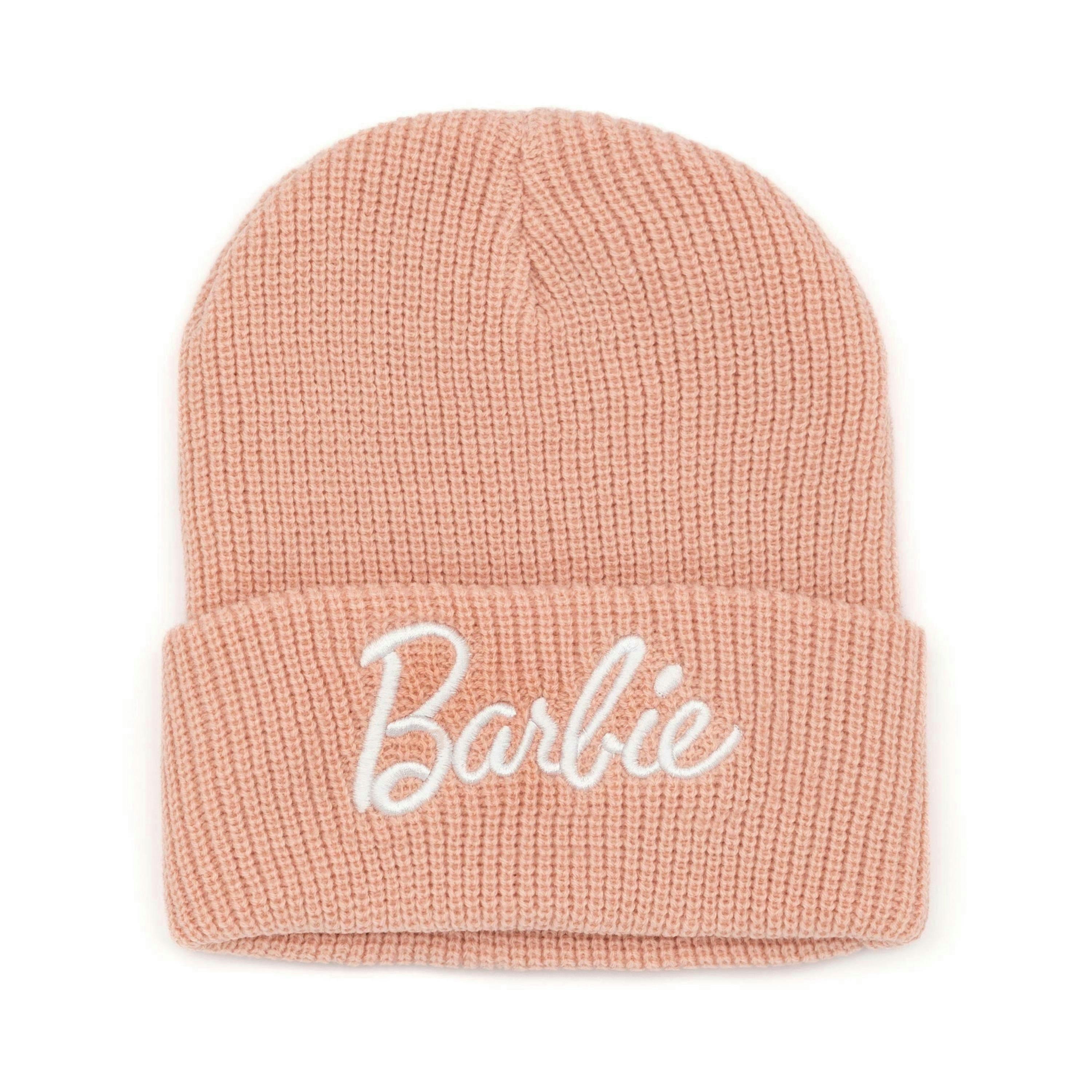 Barbie Womens Pink Beanie Hat (One Size) [dis] by Vanilla Underground , view 1 of 6
