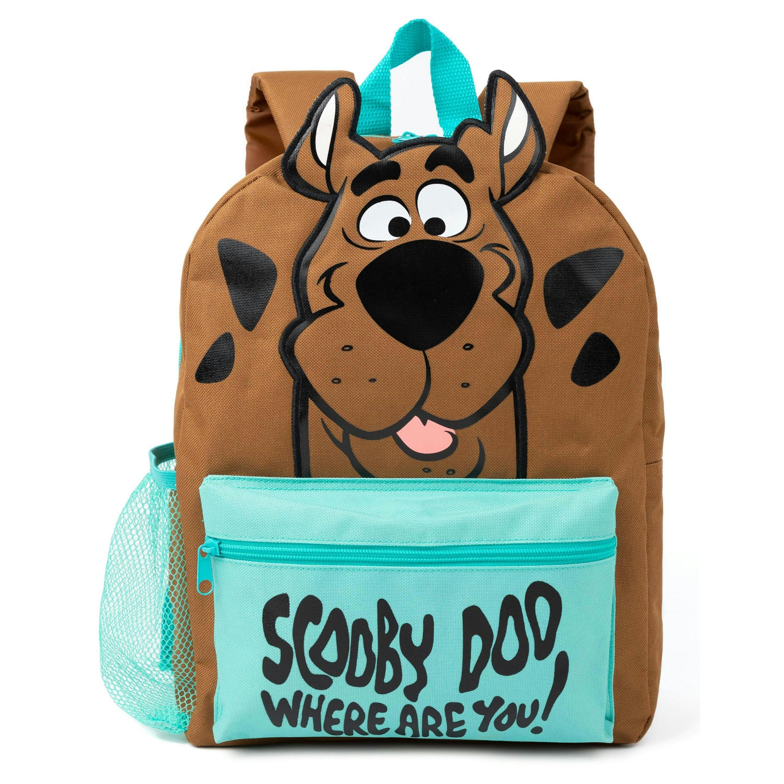 Scooby Doo Unisex Kids Brown 4 Piece Backpack Set (One Size) by Vanilla Underground , view 2 of 6