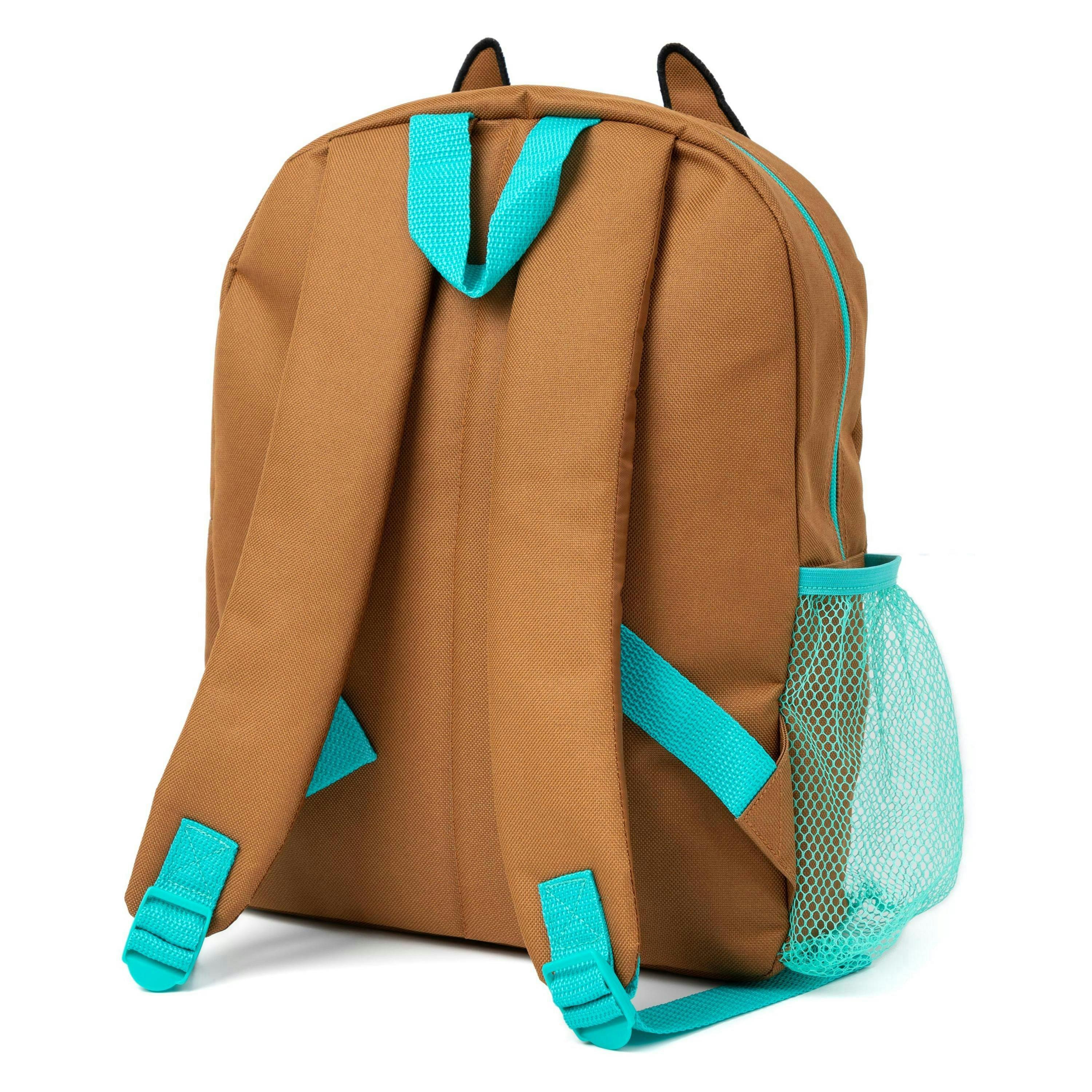 Scooby Doo Unisex Kids Brown 4 Piece Backpack Set (One Size) by Vanilla Underground , view 3 of 6