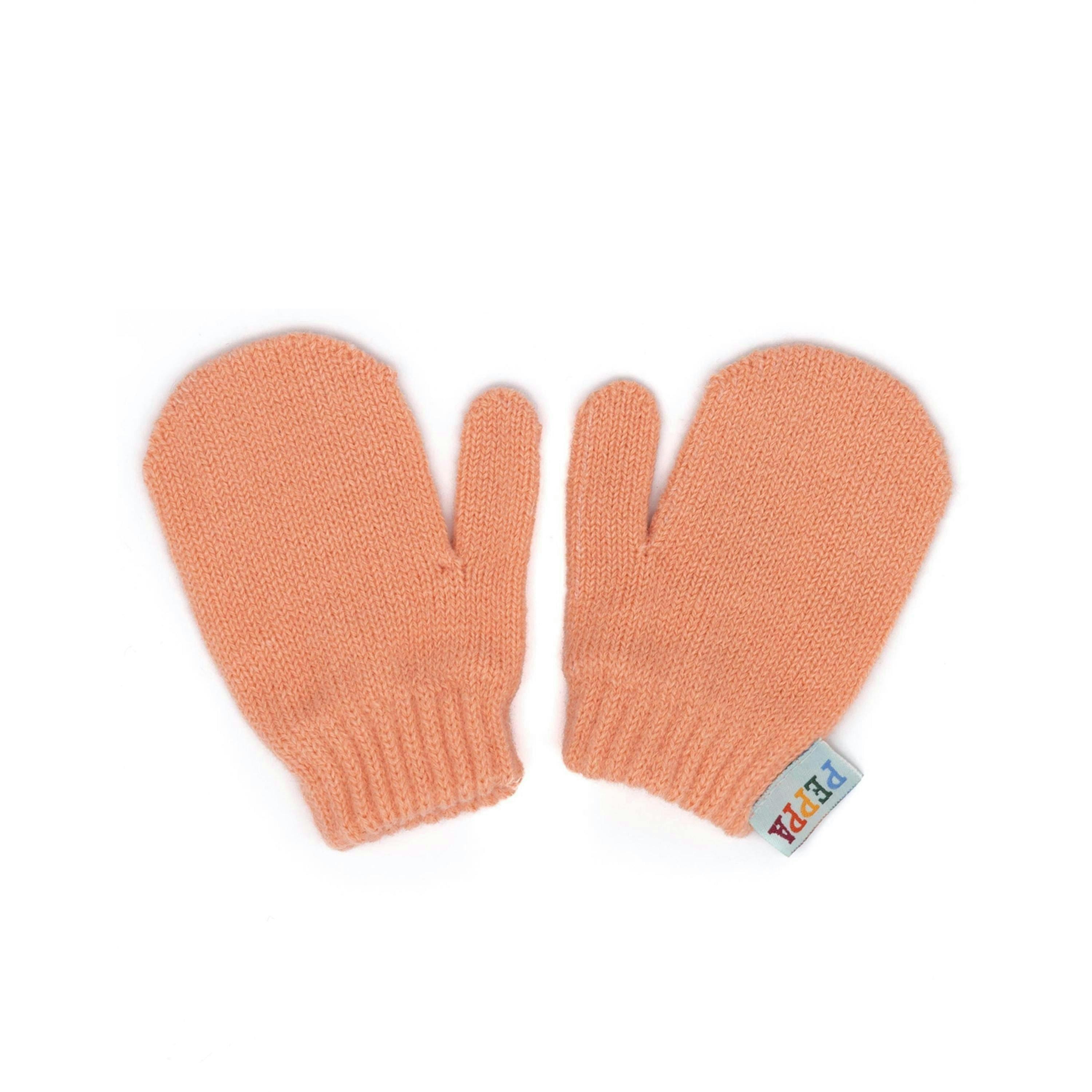 Peppa Pig Girls Orange Beanie and Gloves Set (One Size) by Vanilla Underground , view 6 of 6