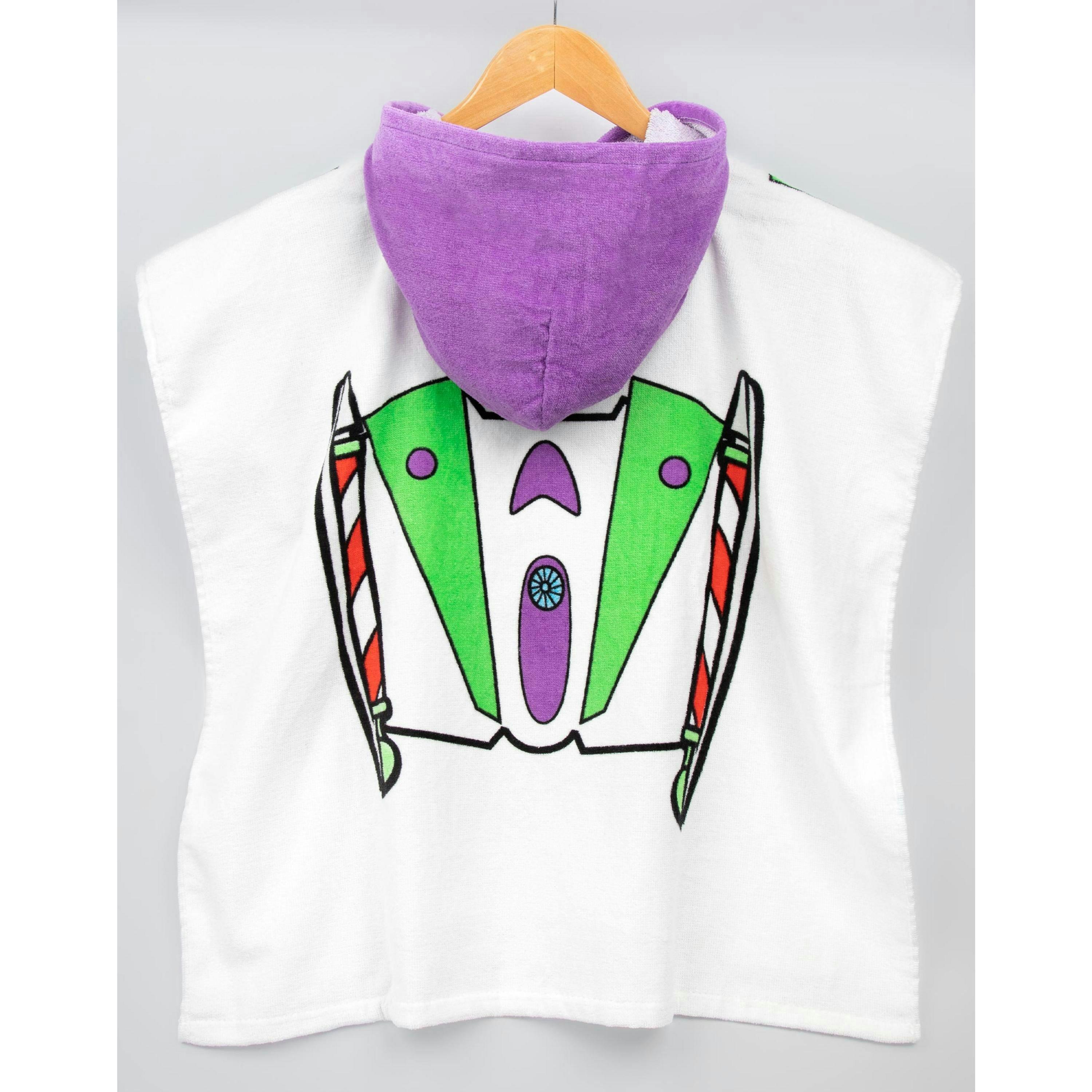 Disney Boys Multicoloured Buzz Lightyear Poncho Towel (One Size) by Vanilla Underground , view 2 of 6