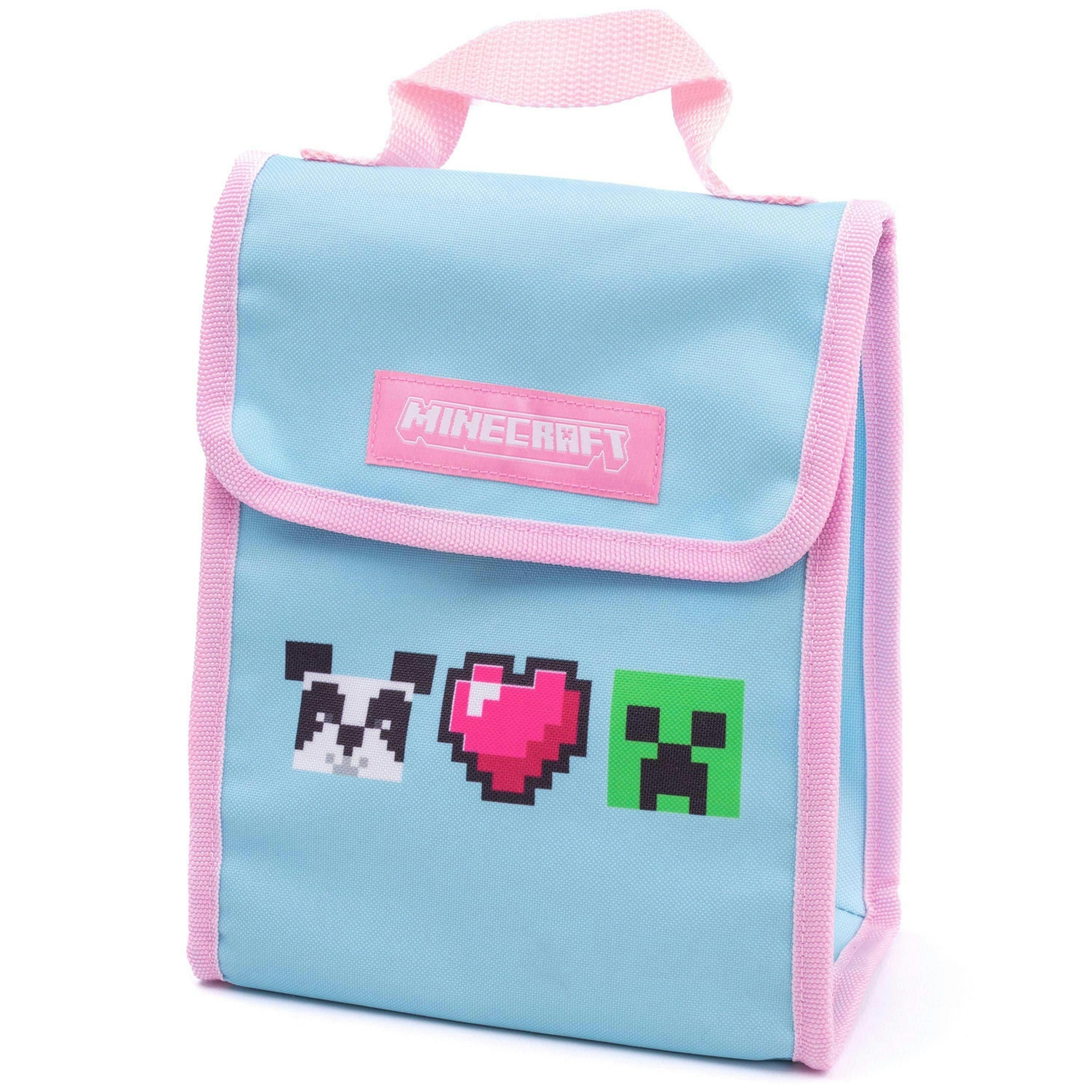 Minecraft Girls Blue Creeper 4 Piece Backpack Set (One Size) by Vanilla Underground , view 6 of 6