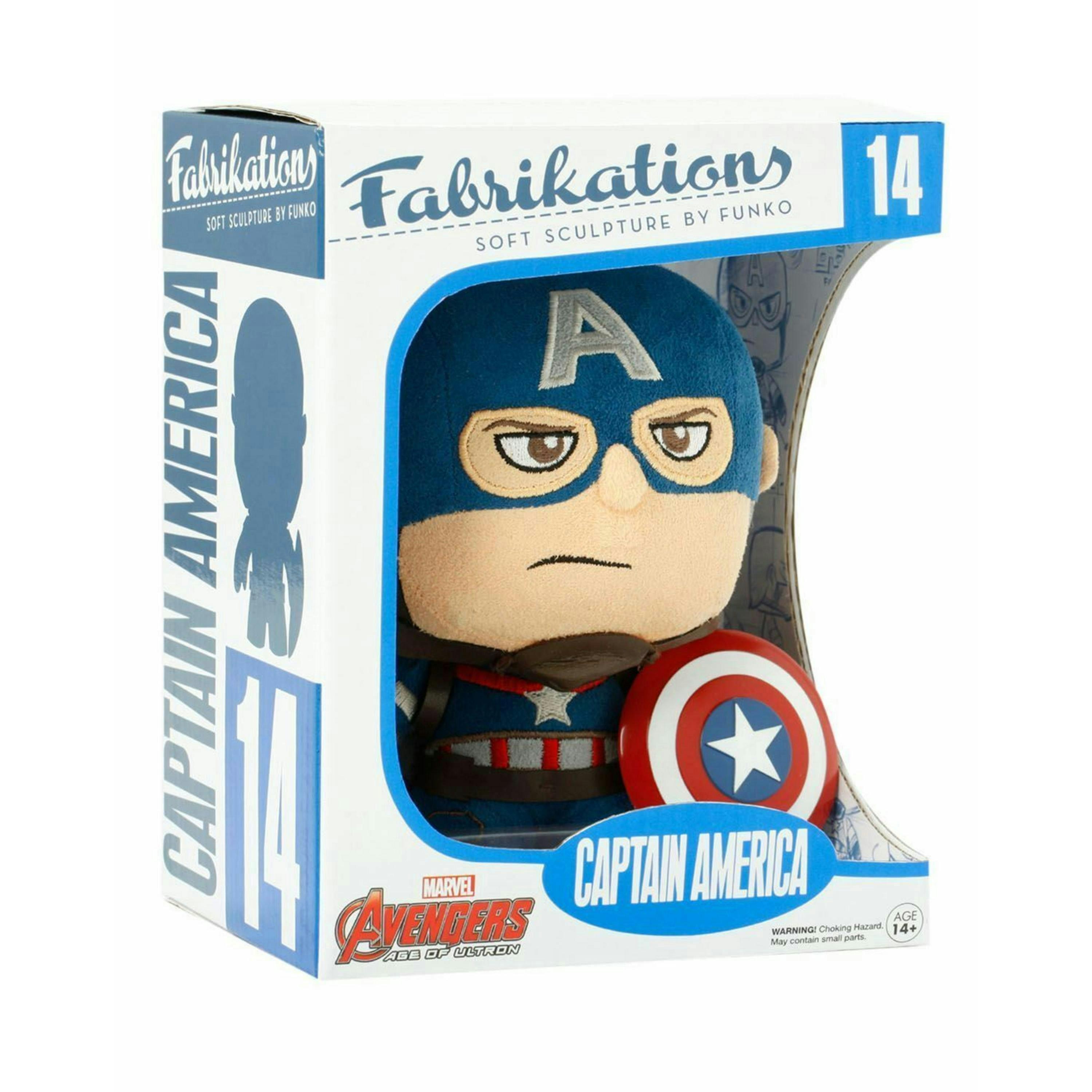 Funko Pop! Unisex Blue Captain America Plush Figure (One Size) by Vanilla Underground , view 2 of 2