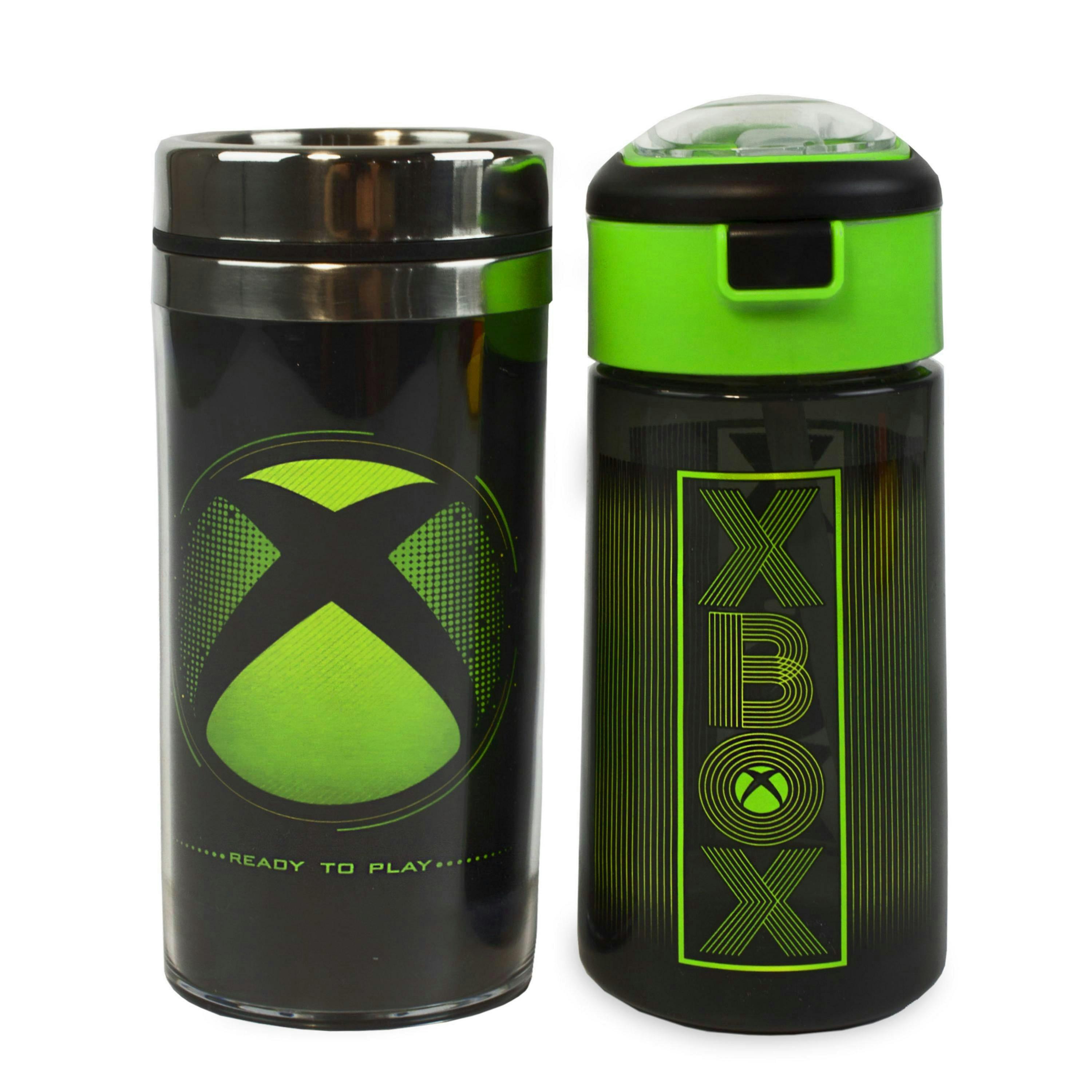 Xbox Mens Green Logo Travel Mug (One Size) by Vanilla Underground , view 1 of 5