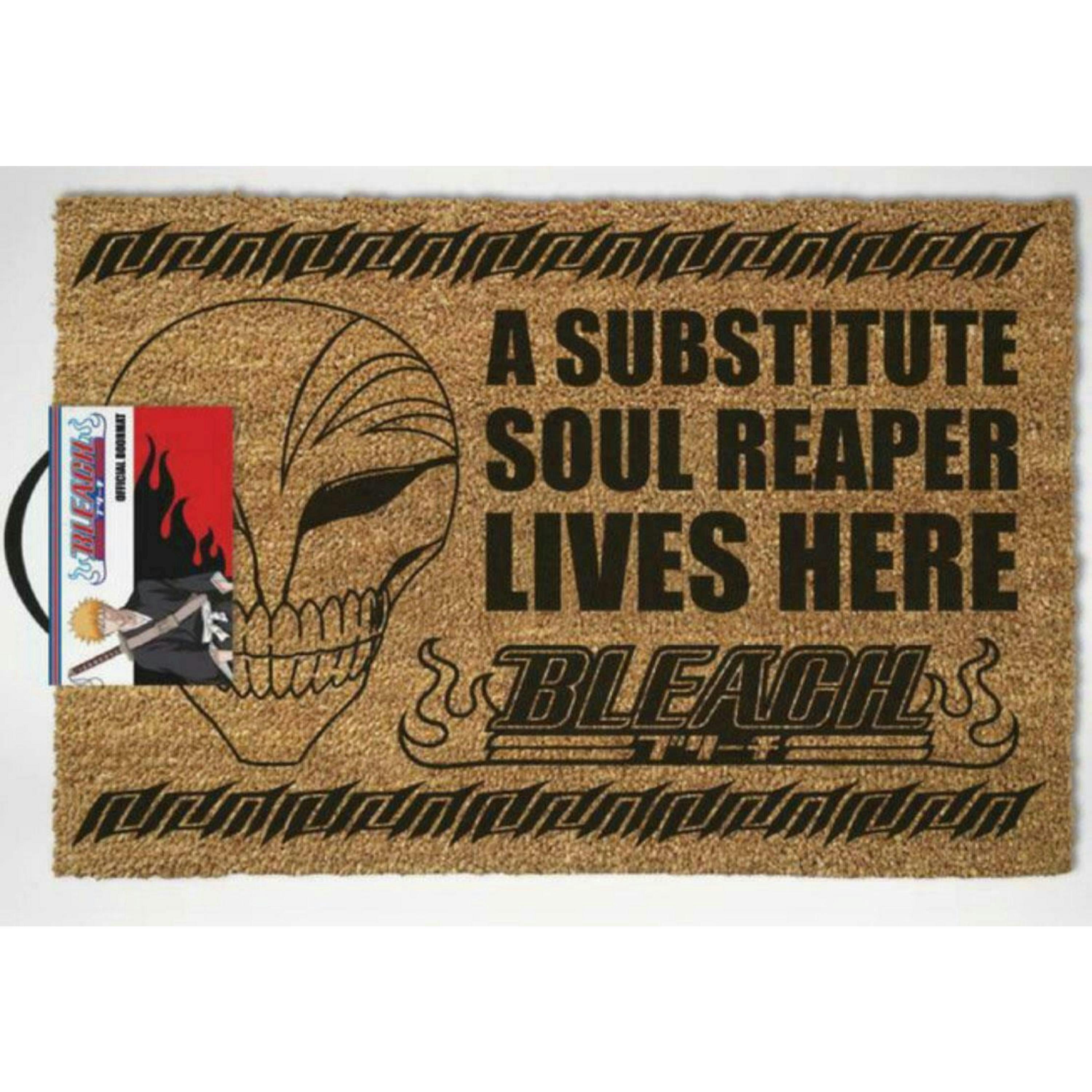 Bleach Unisex Brown Soul Reaper Graphic Coir Door Mat (One Size) by Vanilla Underground , view 1 of 1