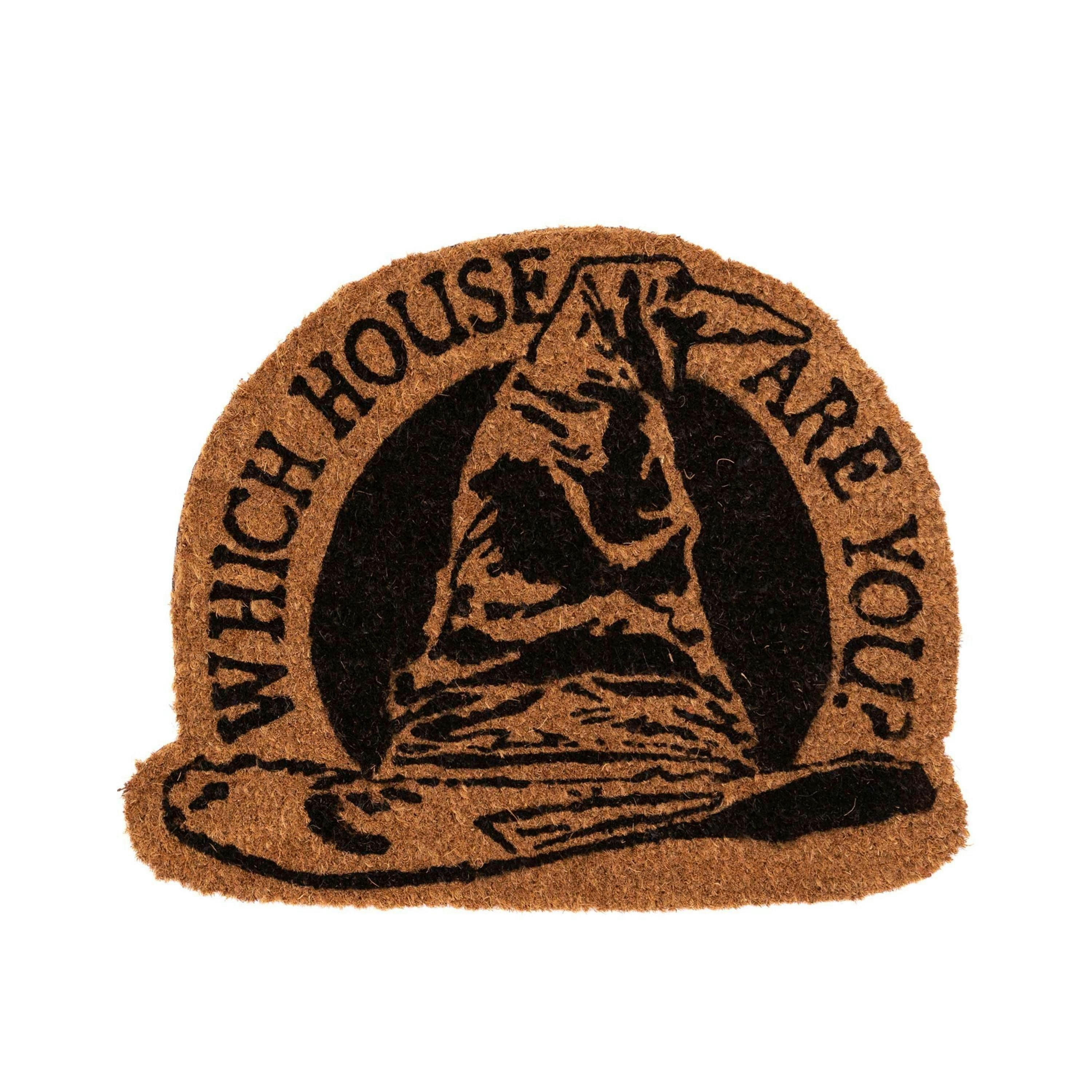 Harry Potter Unisex Brown Sorting Hat Coir Door Mat (One Size) by Vanilla Underground , view 1 of 3