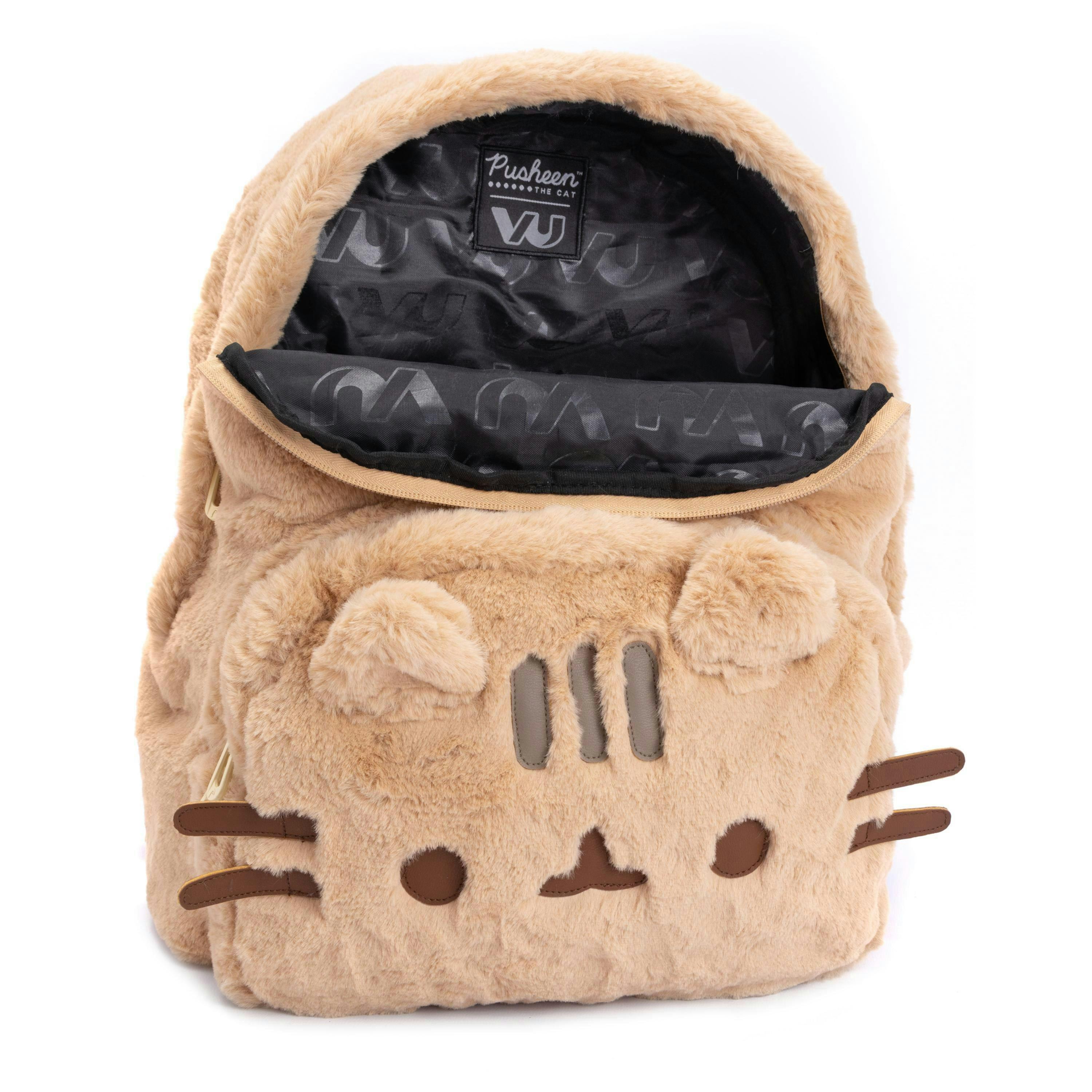 Pusheen Unisex Kids Beige Backpack (One Size) by Vanilla Underground , view 5 of 6