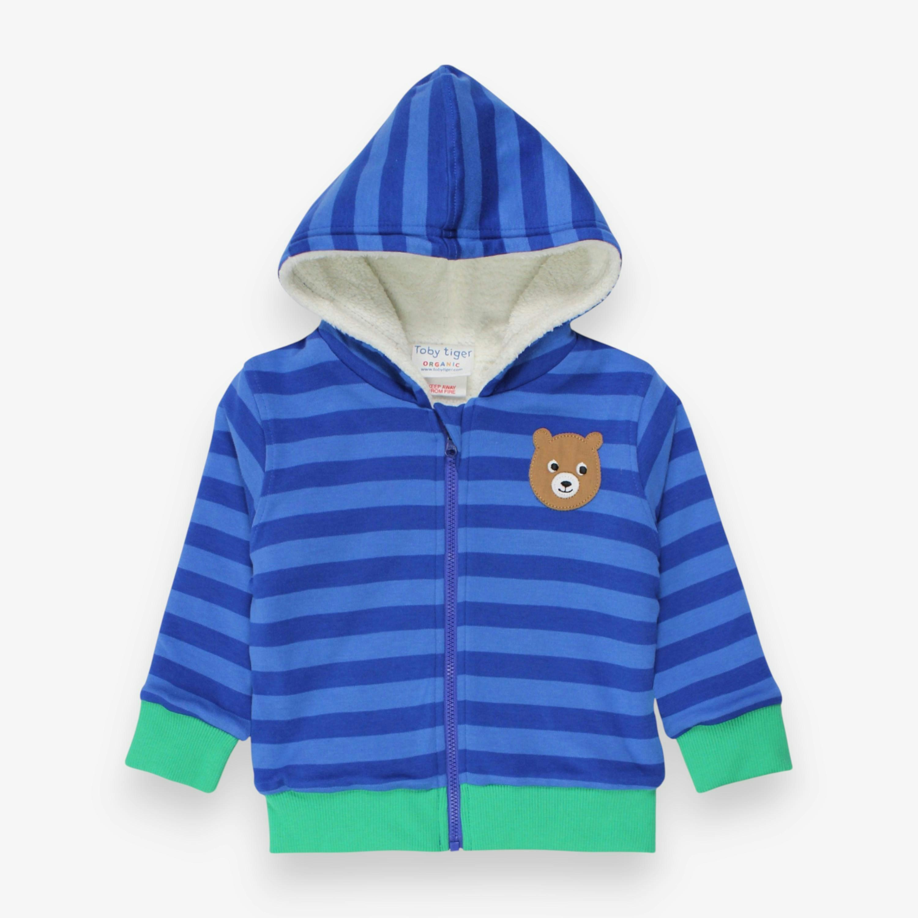 Organic Camping Bear Applique Hoodie , view 1 of 3