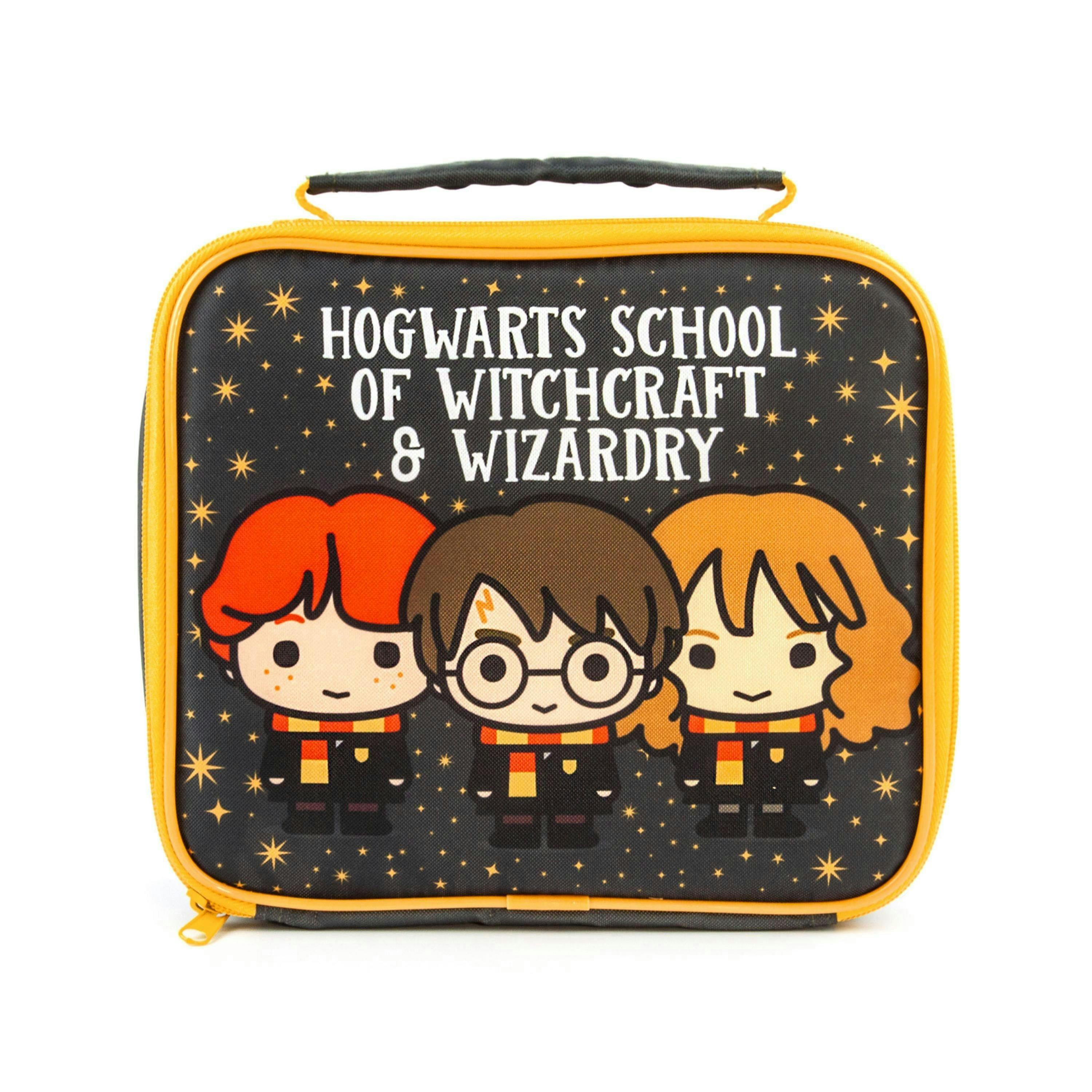 Harry Potter Unisex Kids Black Lunch Bag and Bottle Set (One Size) [dis] by Vanilla Underground , view 2 of 6
