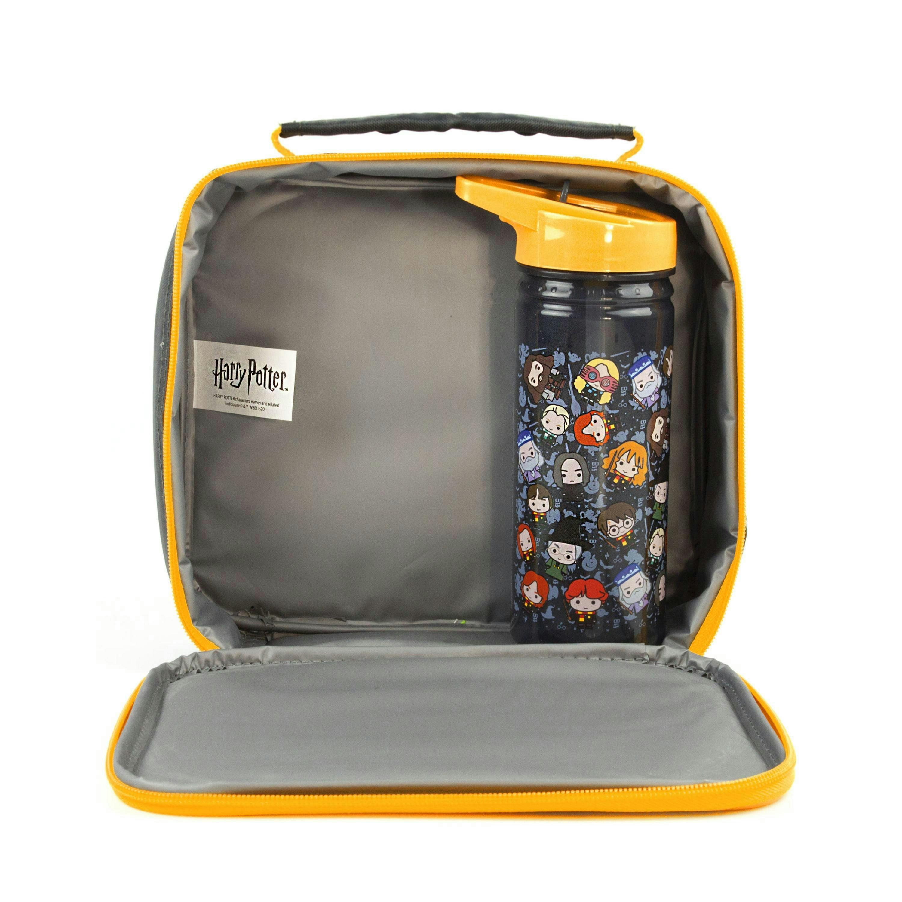 Harry Potter Unisex Kids Black Lunch Bag and Bottle Set (One Size) [dis] by Vanilla Underground , view 5 of 6