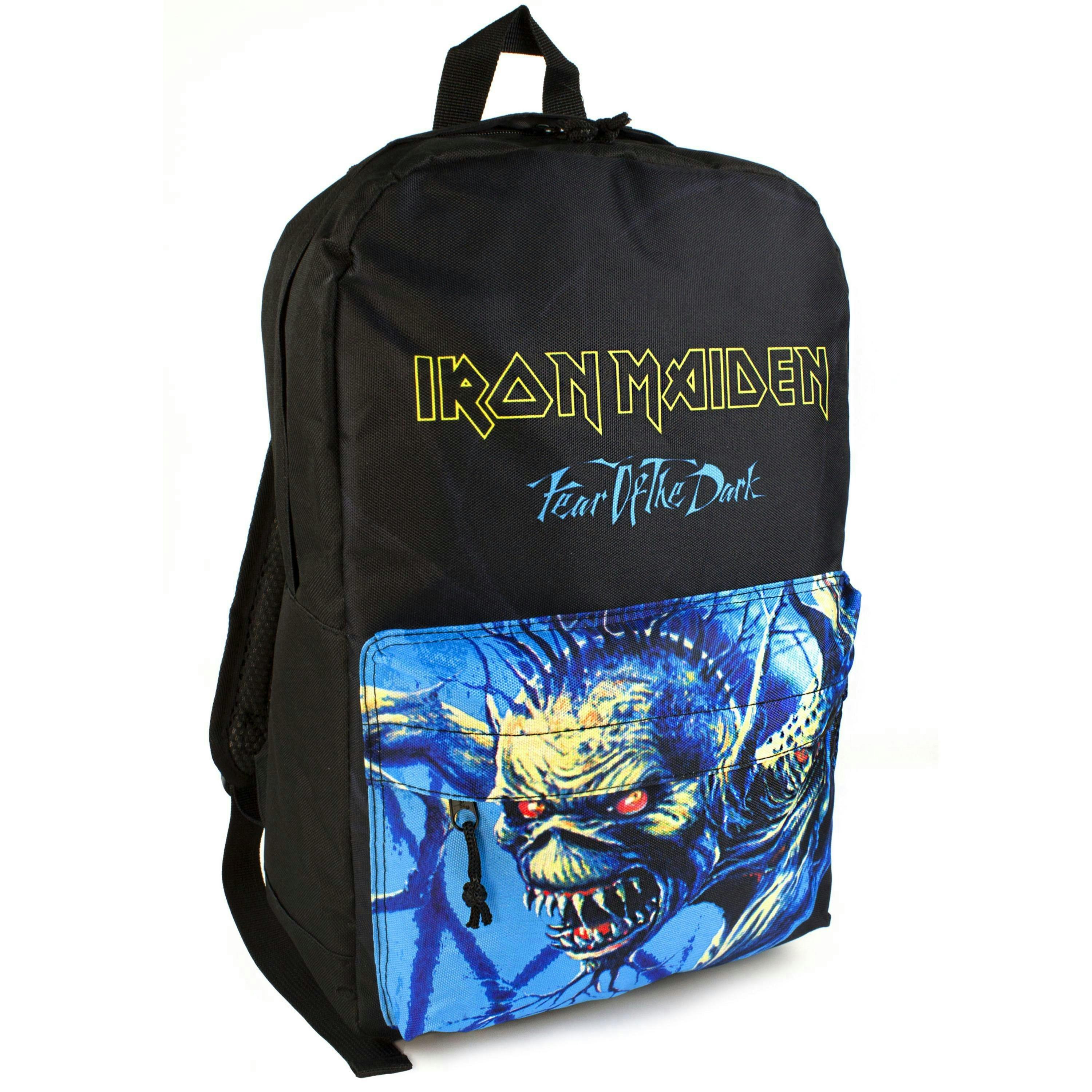 Rock Sax Womens Black Iron Maiden Backpack (One Size) by Vanilla Underground , view 1 of 6