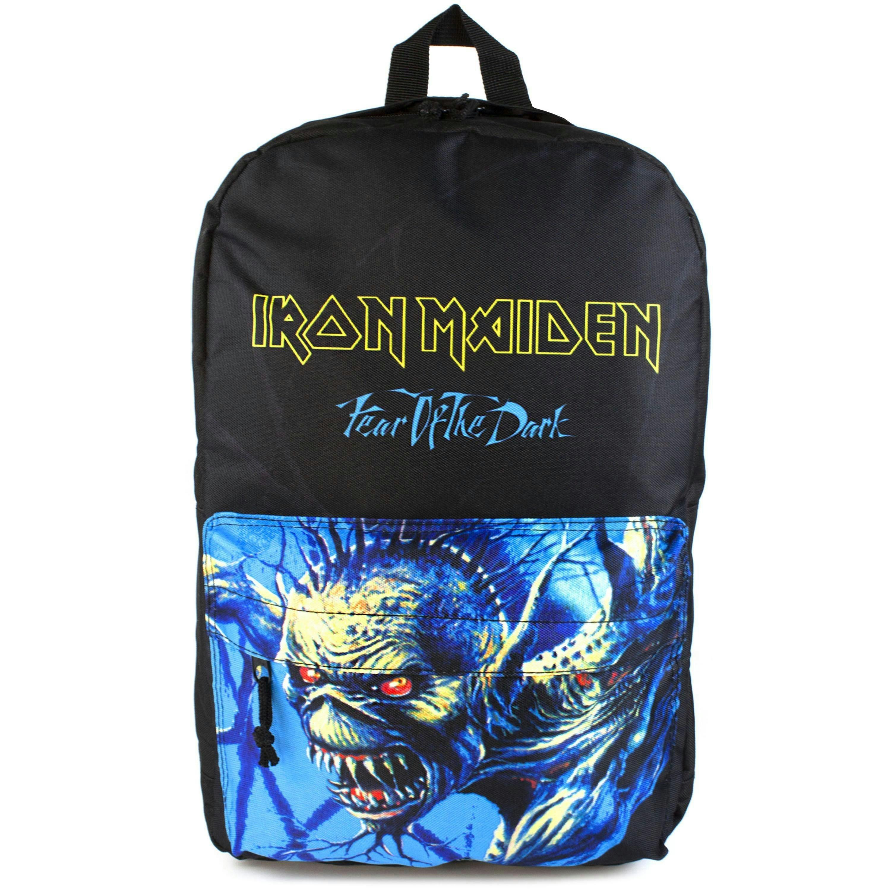 Rock Sax Womens Black Iron Maiden Backpack (One Size) by Vanilla Underground , view 2 of 6