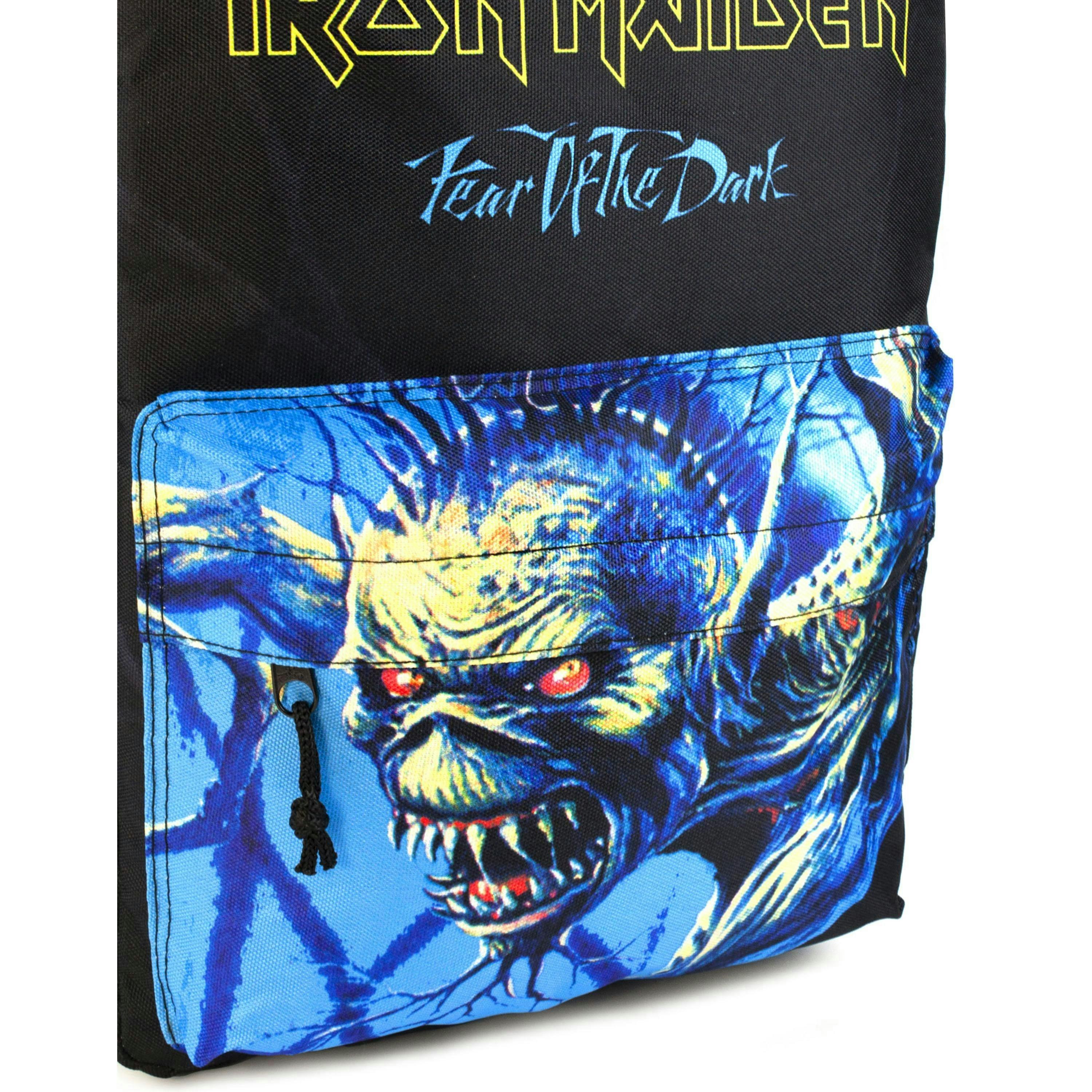 Rock Sax Womens Black Iron Maiden Backpack (One Size) by Vanilla Underground , view 4 of 6