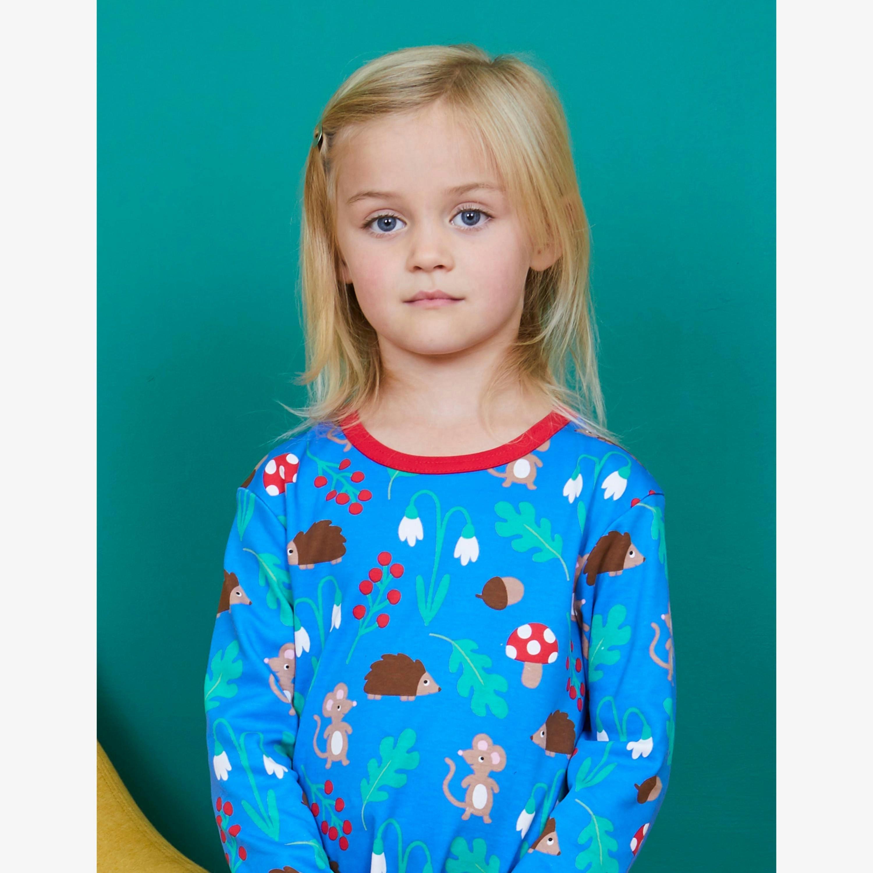 Organic Woodland Print Long-Sleeved T-Shirt , view 2 of 2