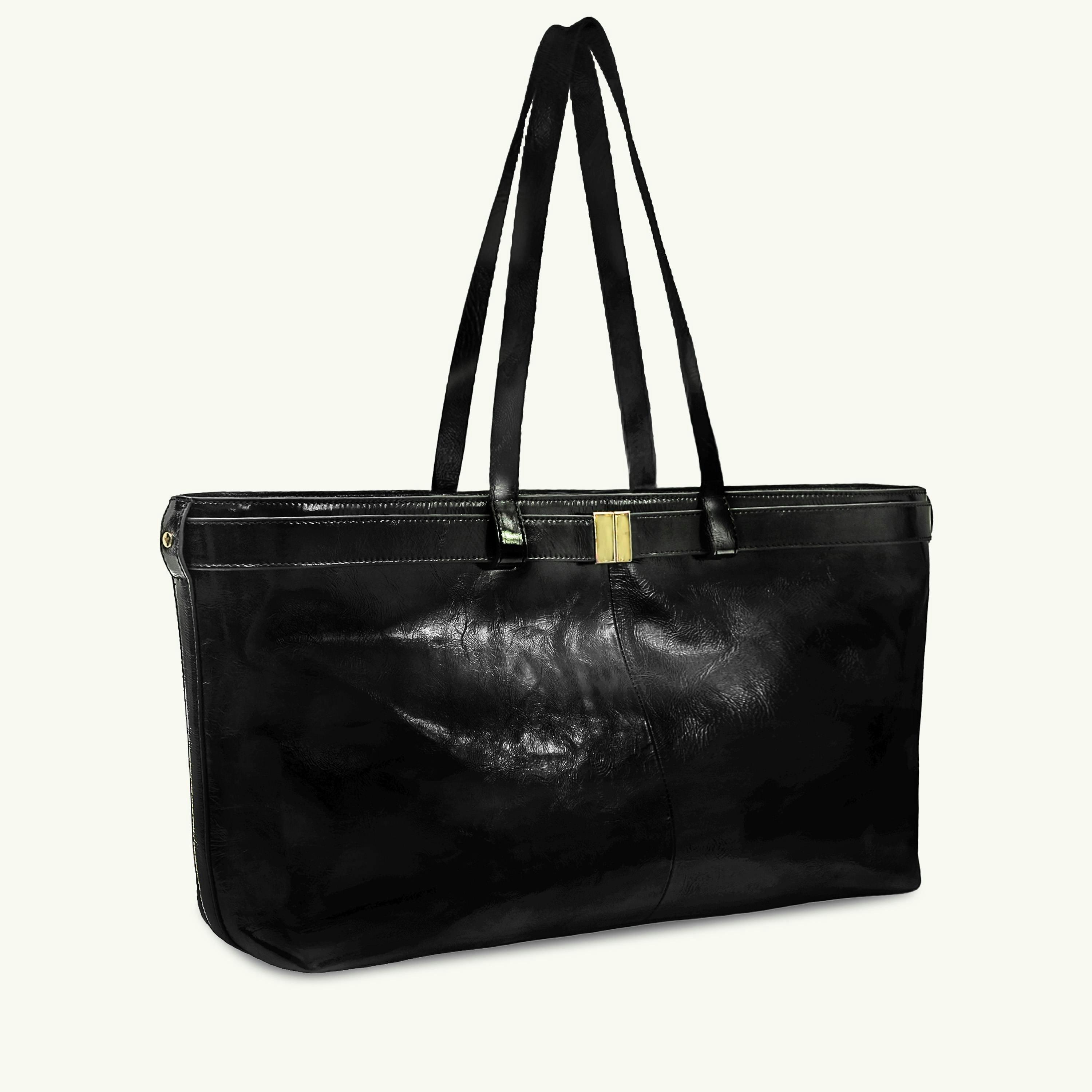 The Esme Crinkle Patent Bag , view 5 of 6