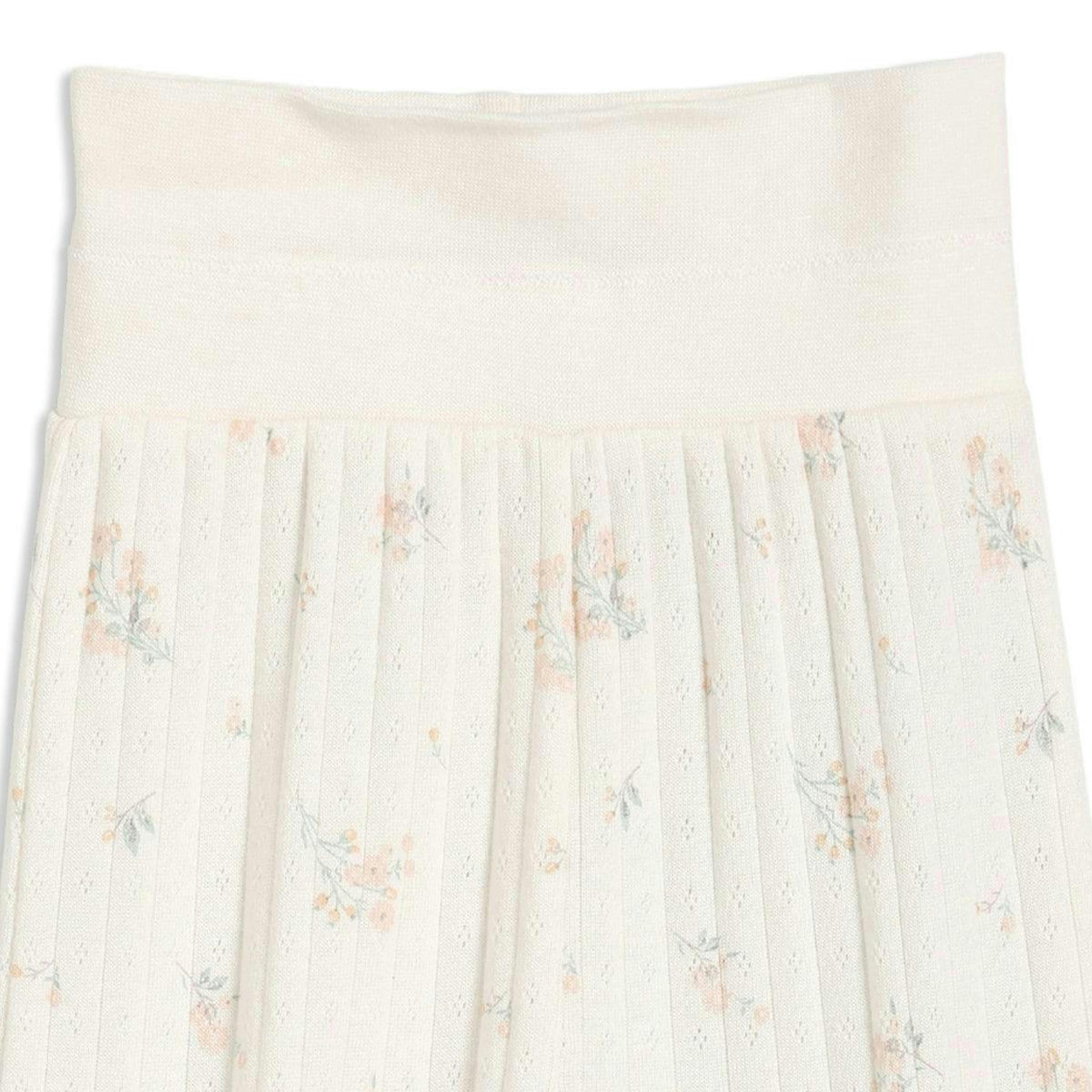 Baby Girls Floral Print 2pc Set, Off-White , view 5 of 5