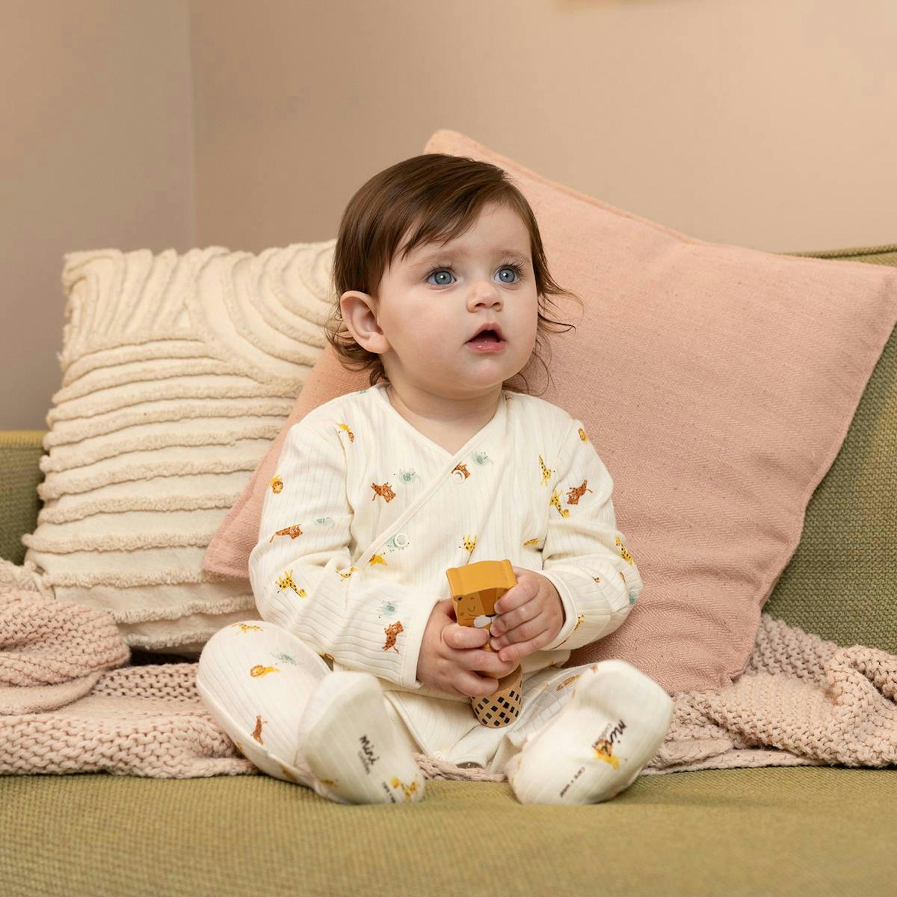 Baby Unisex Animal Print 2pc Set, Multicolor , view 2 of 6
