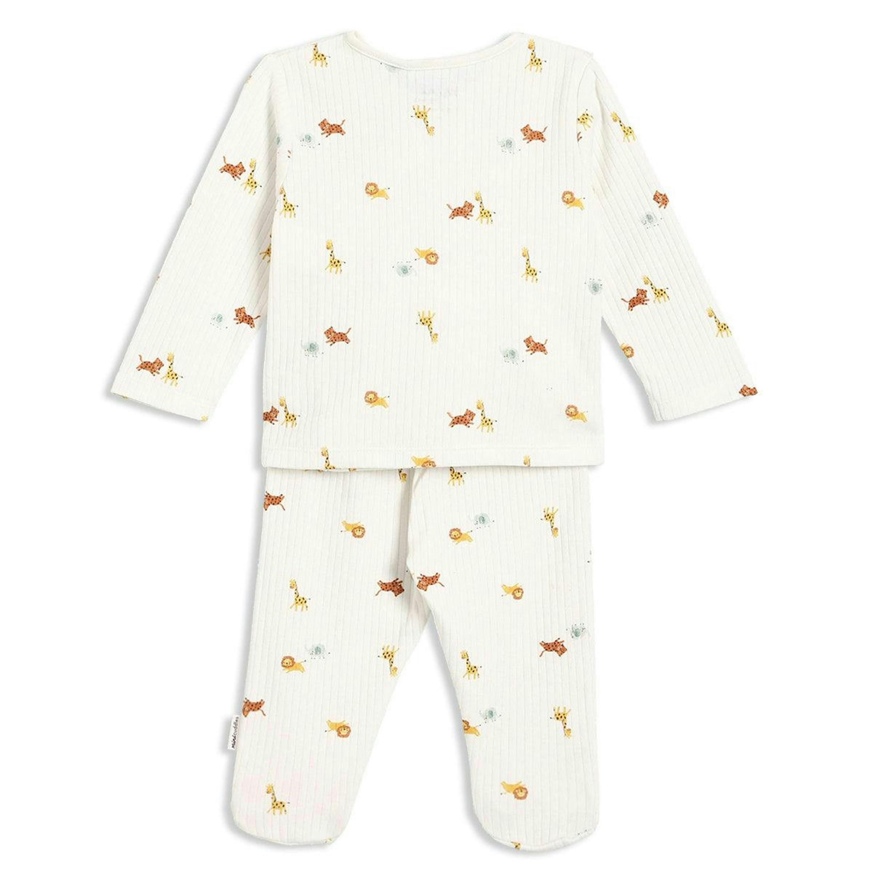 Baby Unisex Animal Print 2pc Set, Multicolor , view 3 of 6