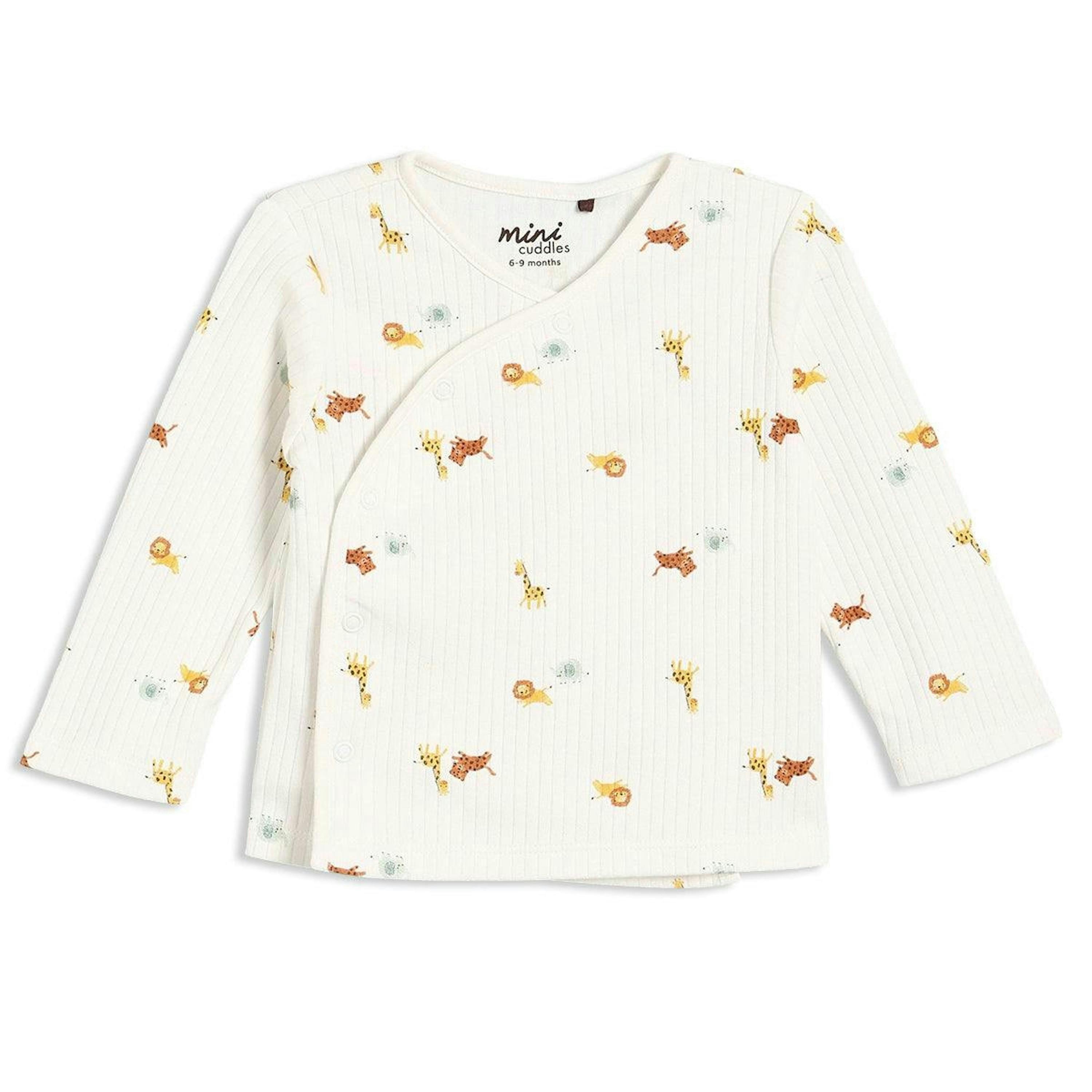 Baby Unisex Animal Print 2pc Set, Multicolor , view 4 of 6