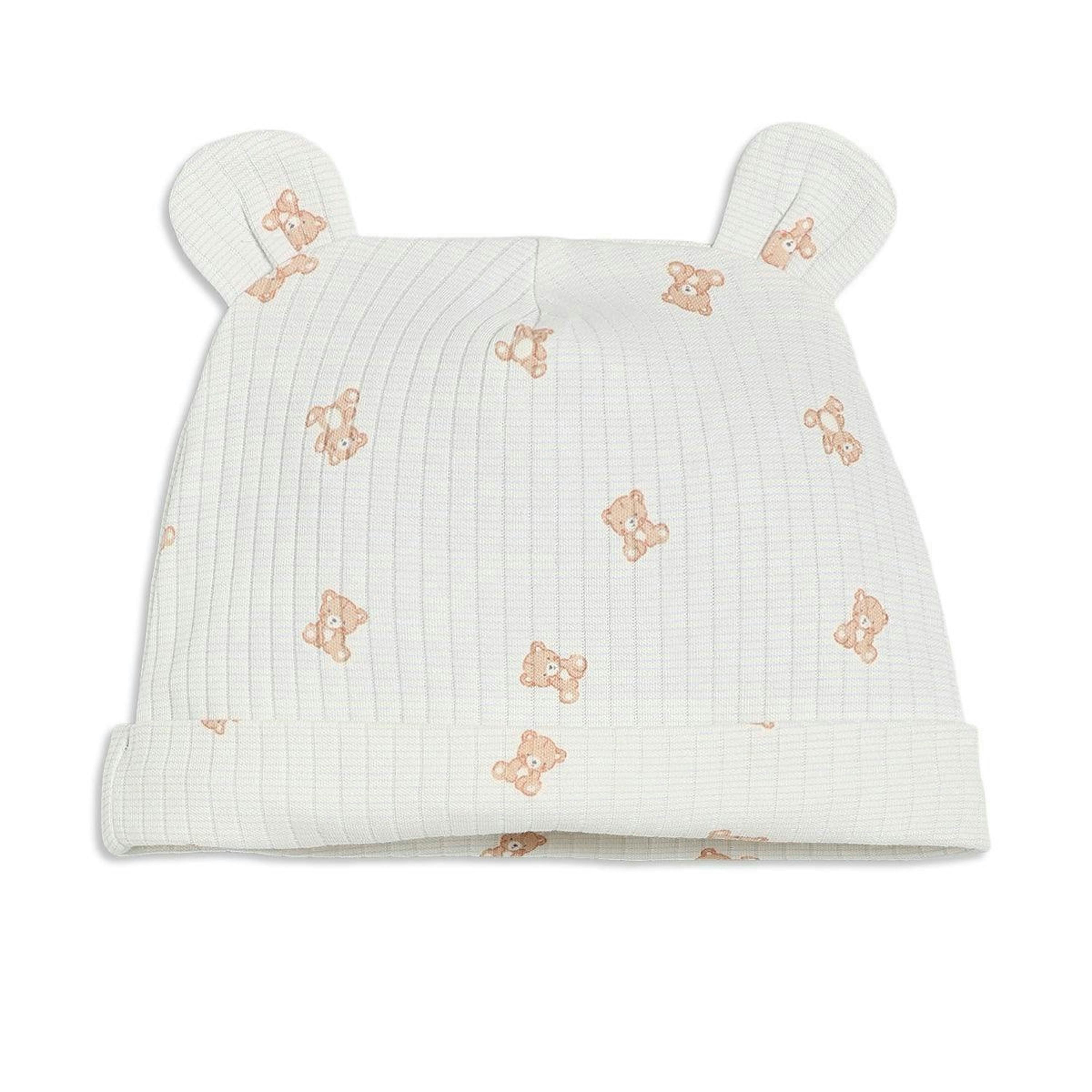 Baby Boys Teddy Print 3pc Essentials Gift Set, Multicolour , view 5 of 6