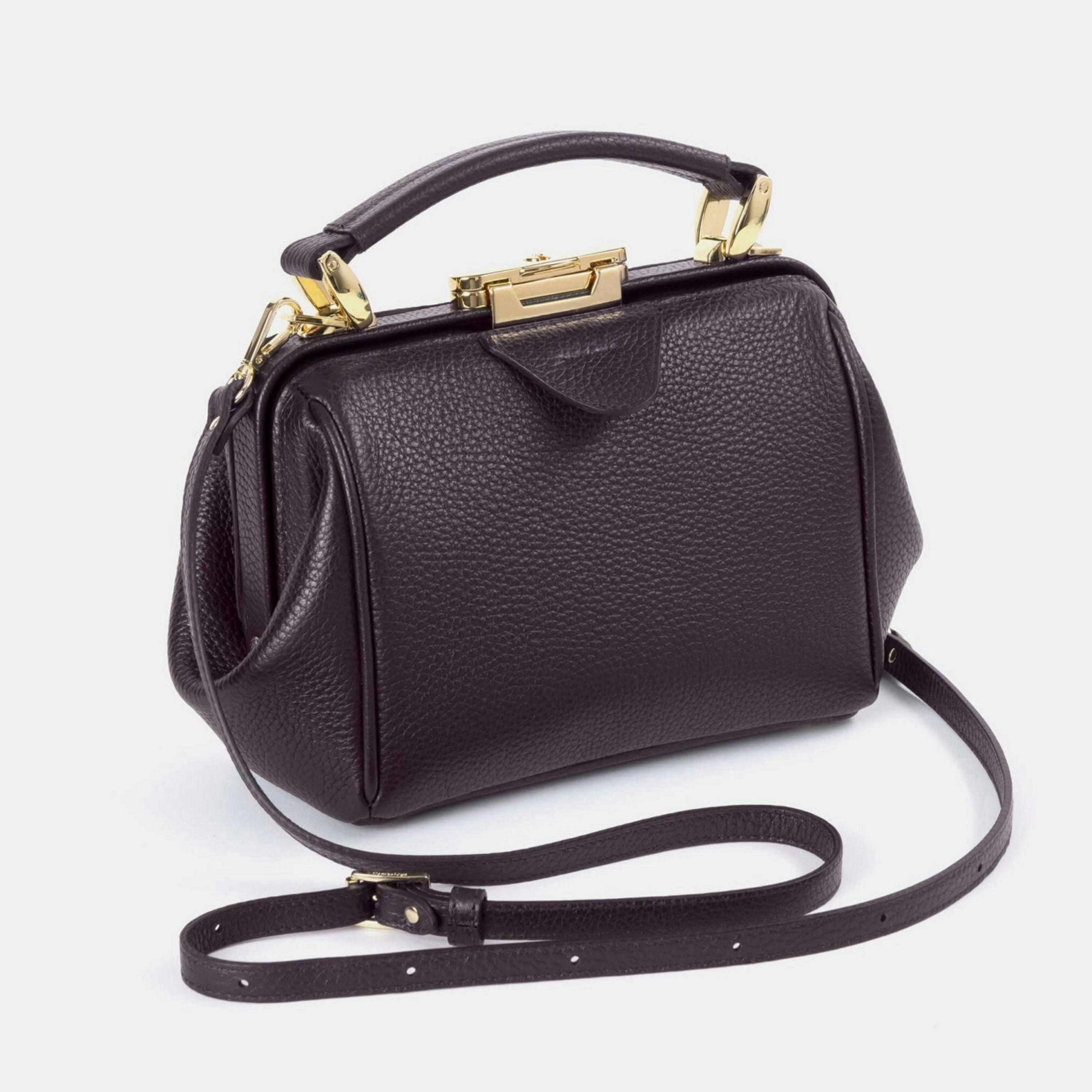 The Mini Sophie - Bordeaux Calf Grain , view 2 of 4