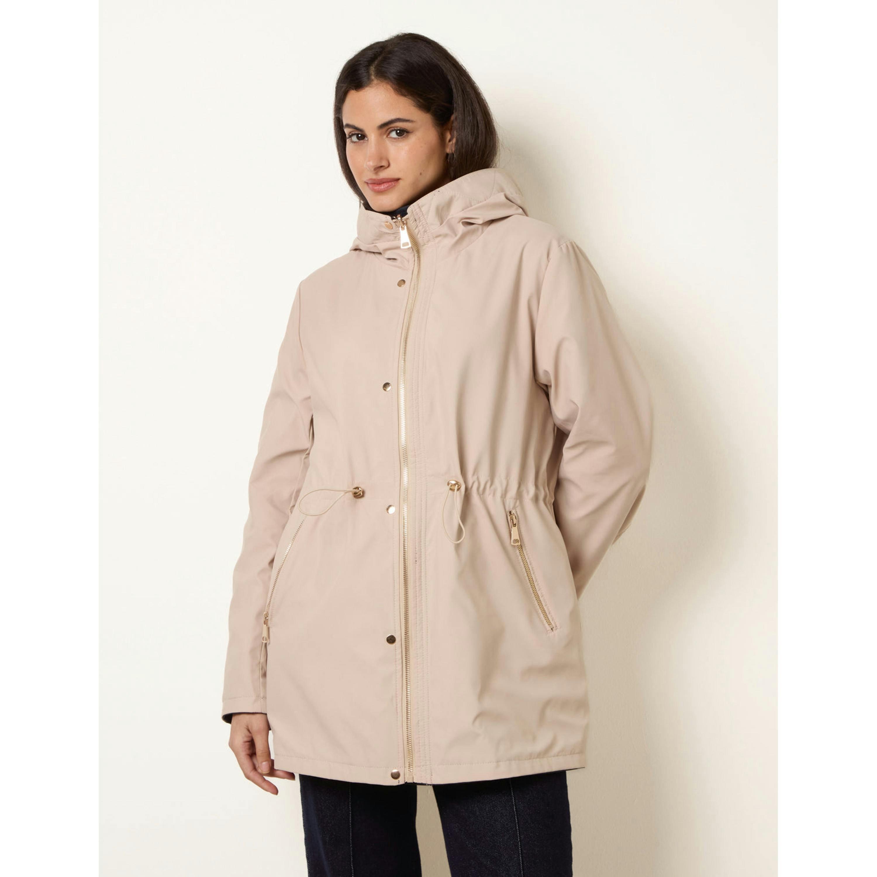 Blue Vanilla Reversible Raincoat  in Navy , view 4 of 6