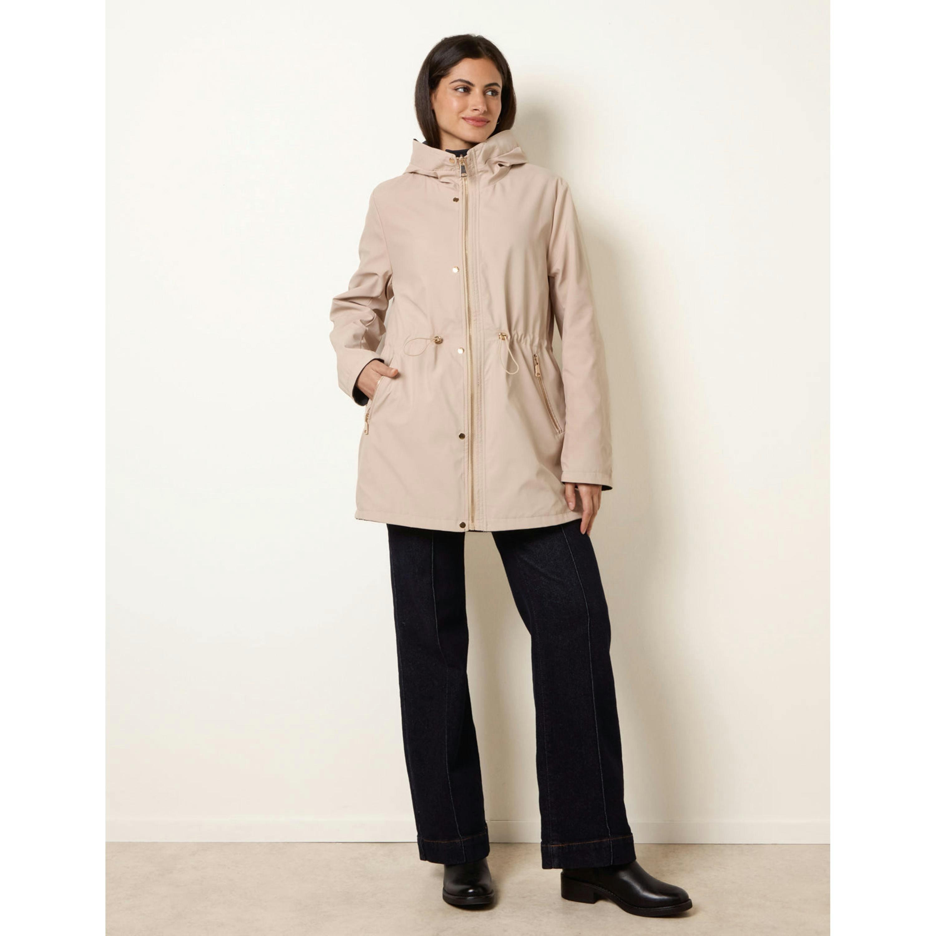 Blue Vanilla Reversible Raincoat  in Navy , view 6 of 6
