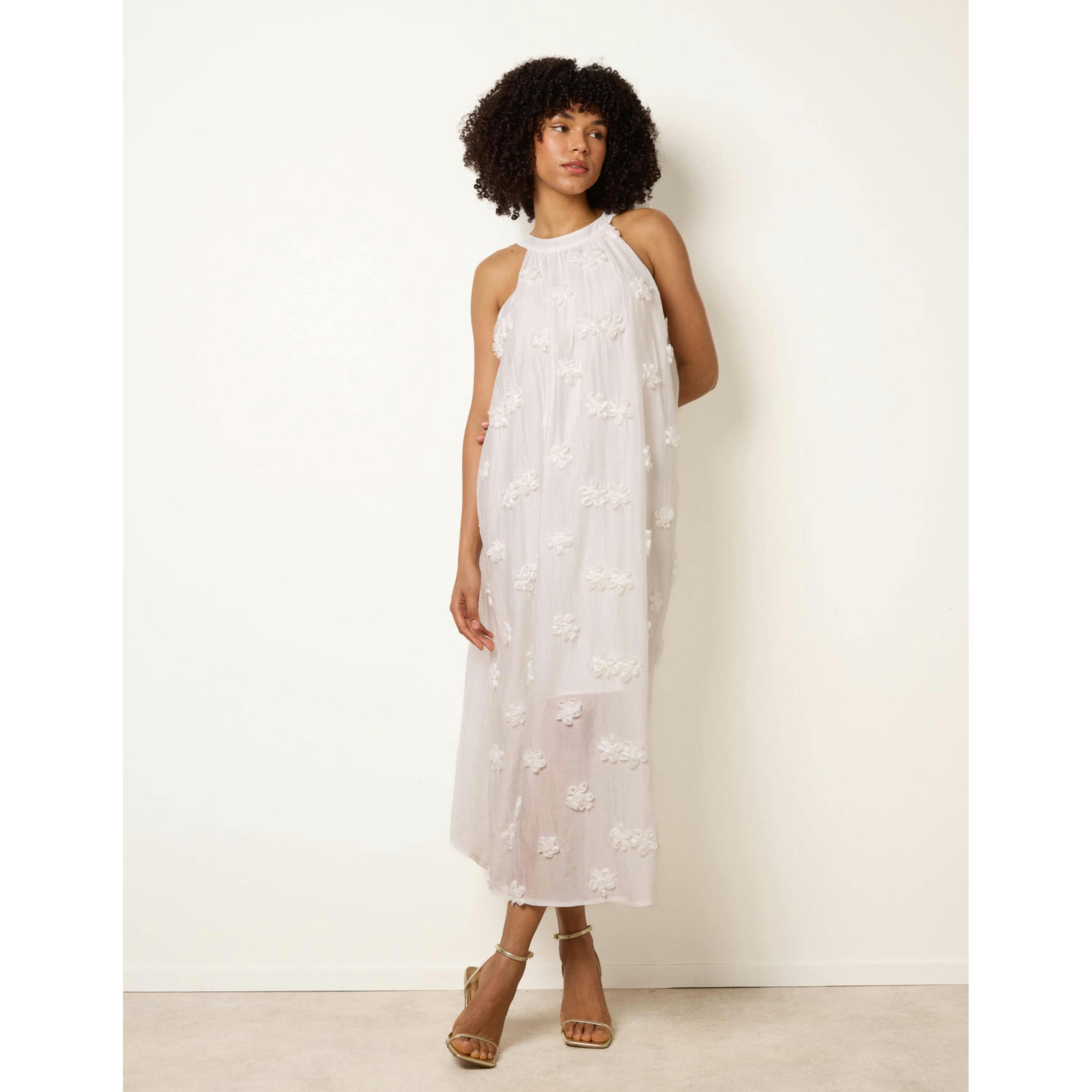 Blue Vanilla 3D Floral Dress   in  Ivory , view 1 of 4