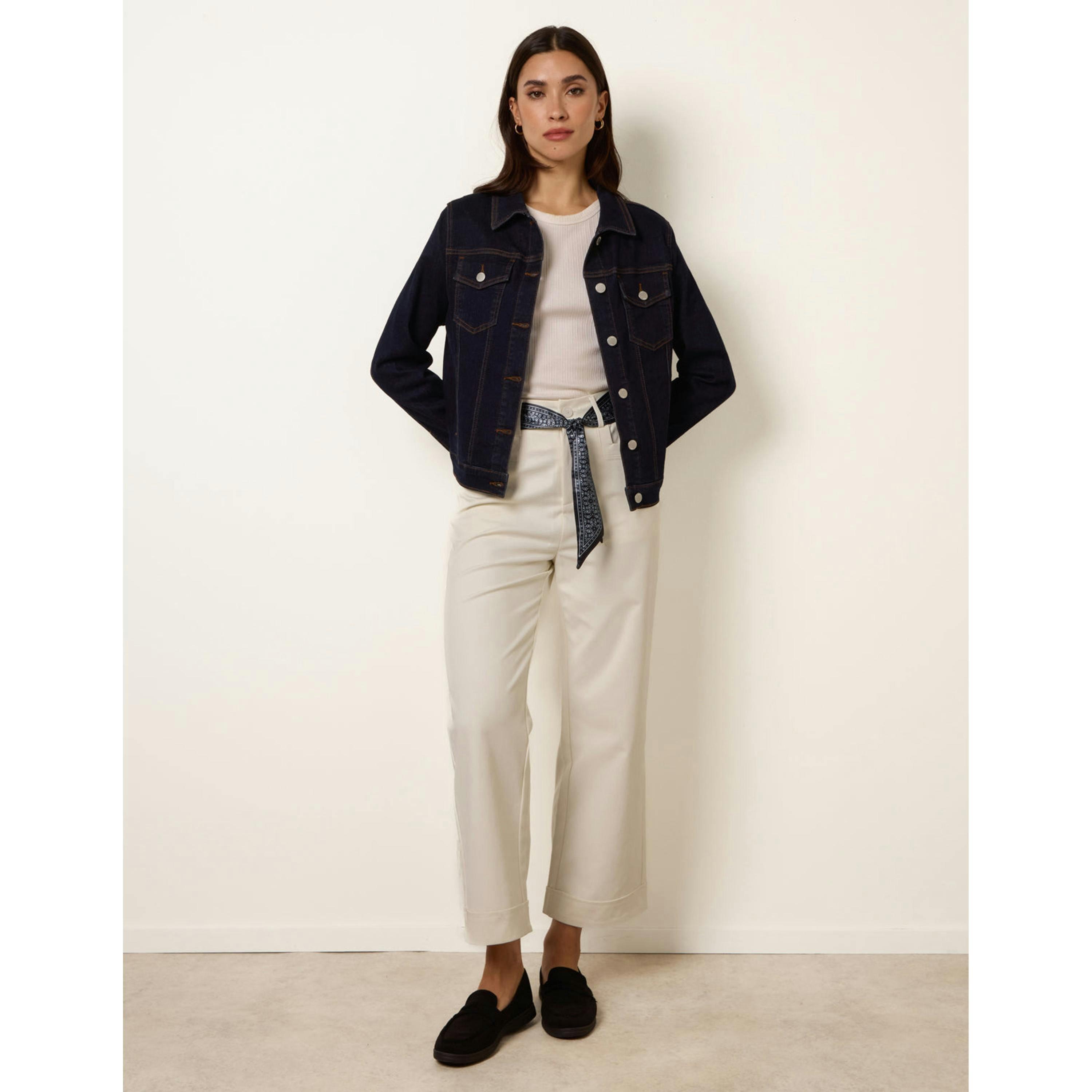 Blue Vanilla Boxy Denim Jacket  in Navy , view 4 of 6