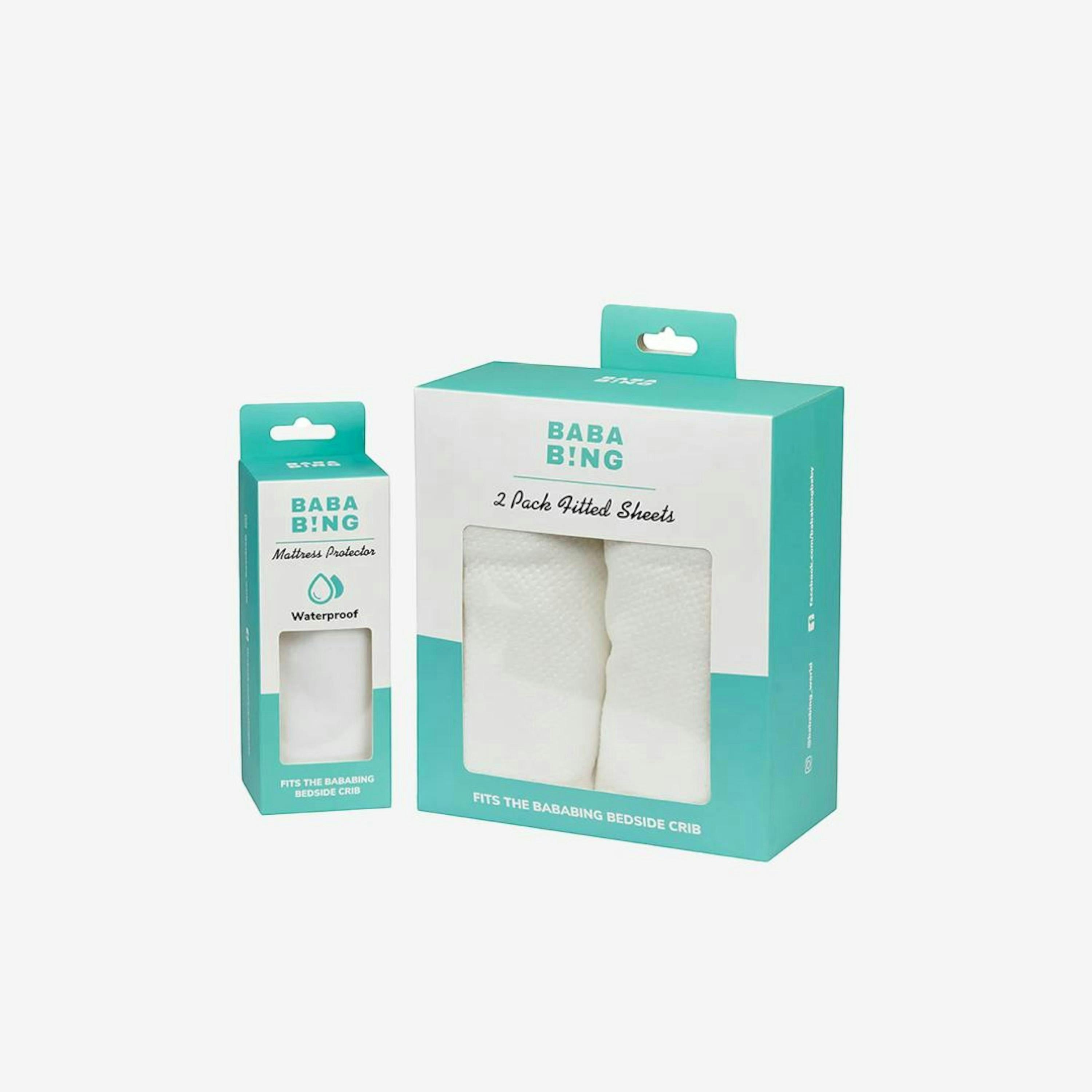Bababing | Crib Mattress Protector & Fitted Sheets , view 1 of 3