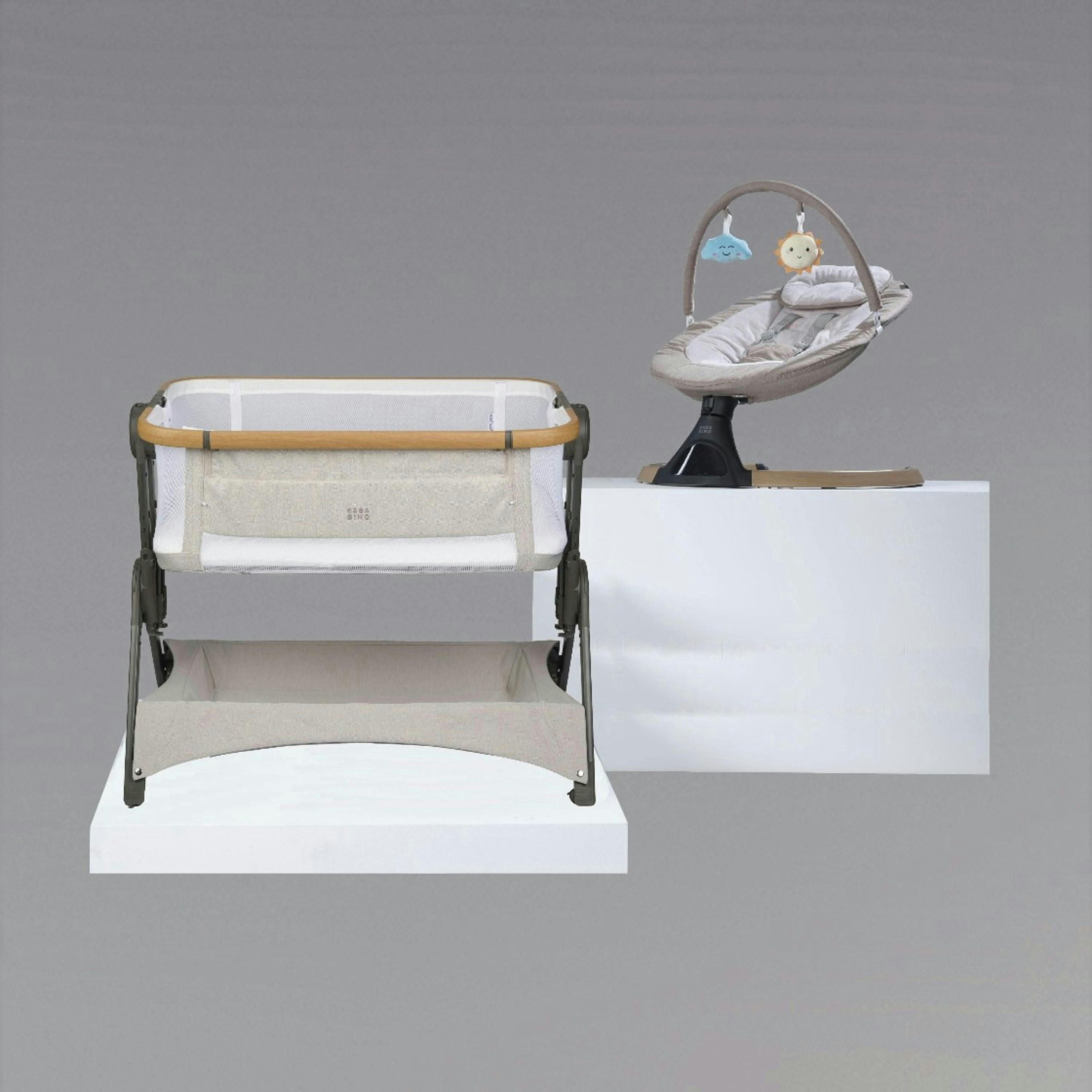 Bababing | Bedside Crib and Hub Home Bundle , view 1 of 5