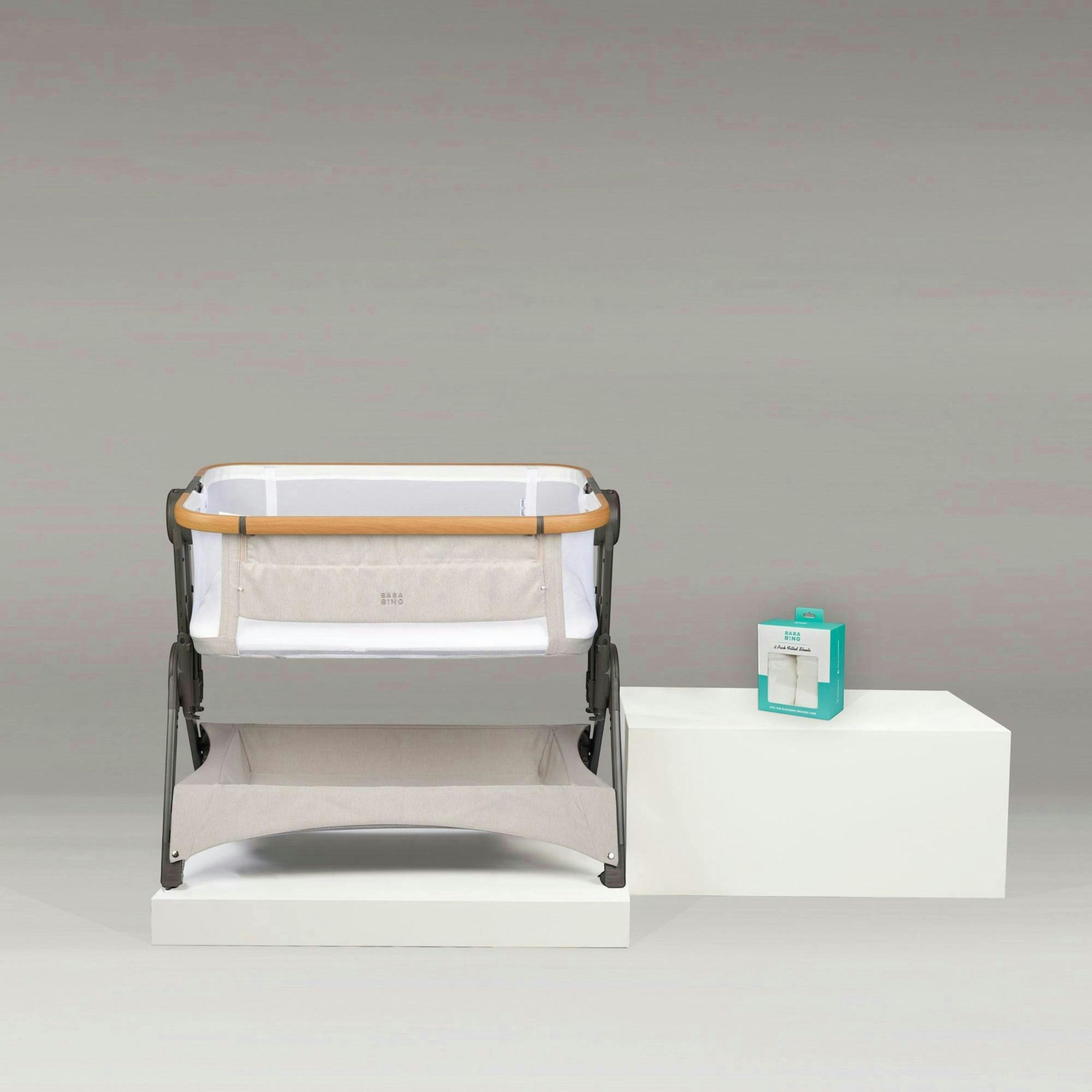 Bababing | Bedside Crib with Sleep Sheets Bundle , view 1 of 6