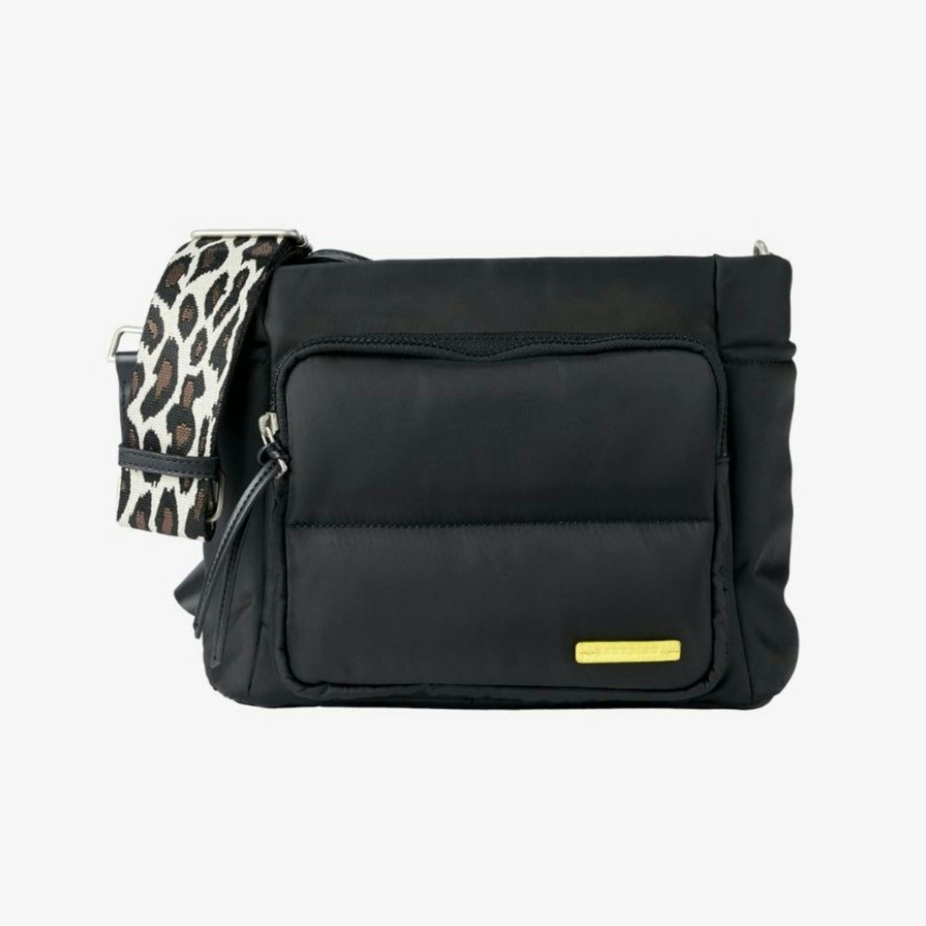 Bababing Joey Cross Body Organiser | Compact Waterproof Changing Bag | Black , view 1 of 6