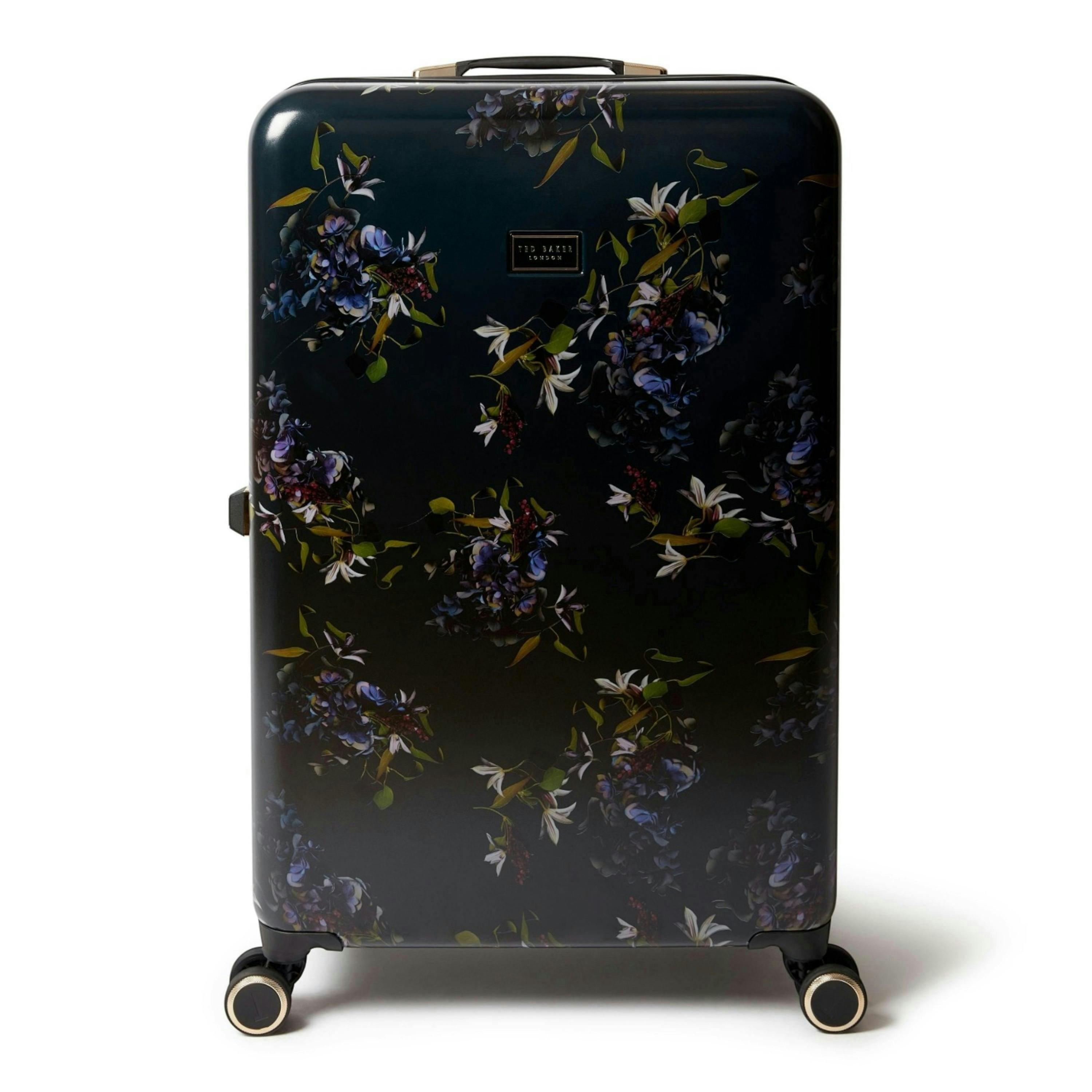 Ted Baker Midnight Bloom 79cm 4-Wheel Large Suitcase , view 1 of 6