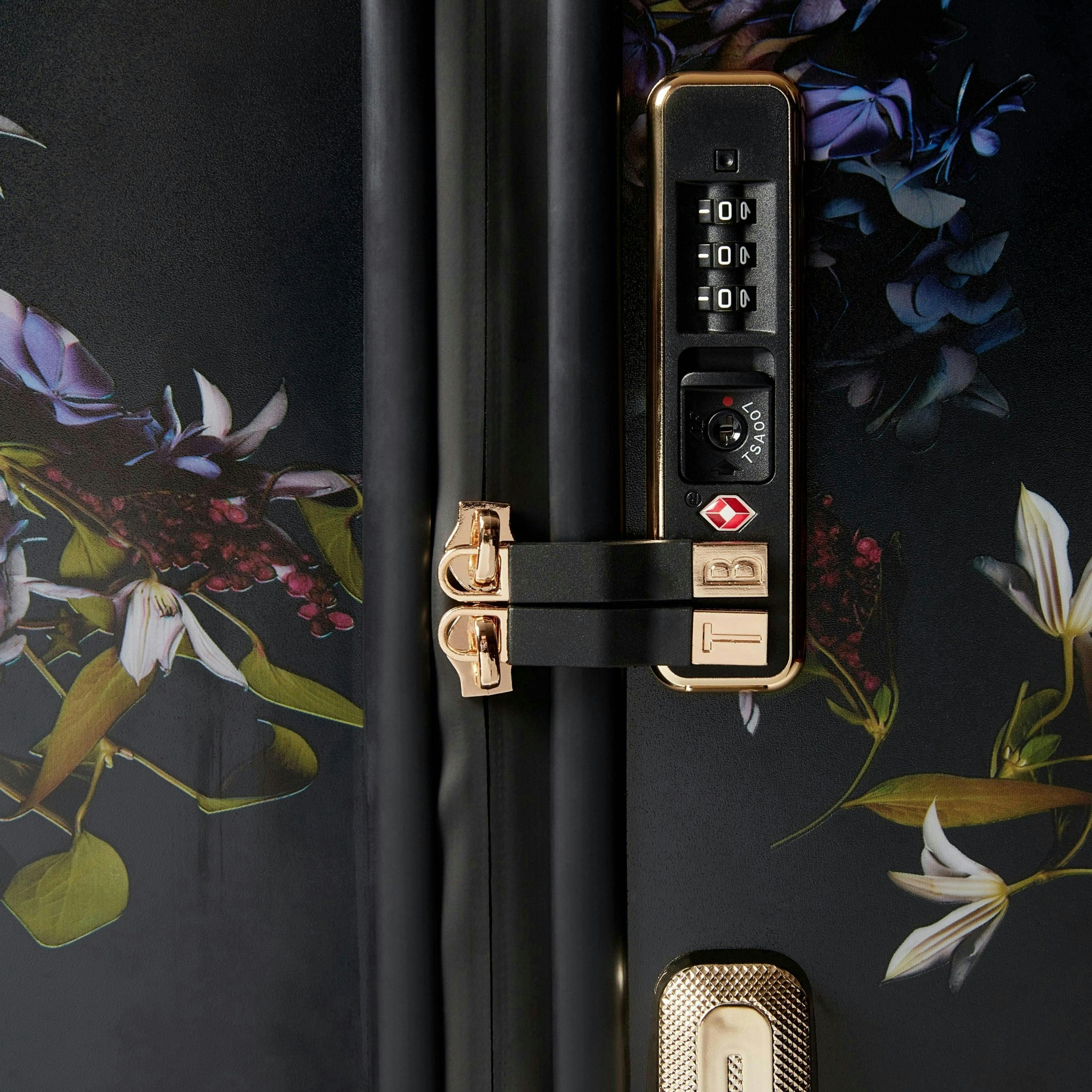 Ted Baker Midnight Bloom 68cm 4-Wheel Medium Suitcase , view 4 of 6