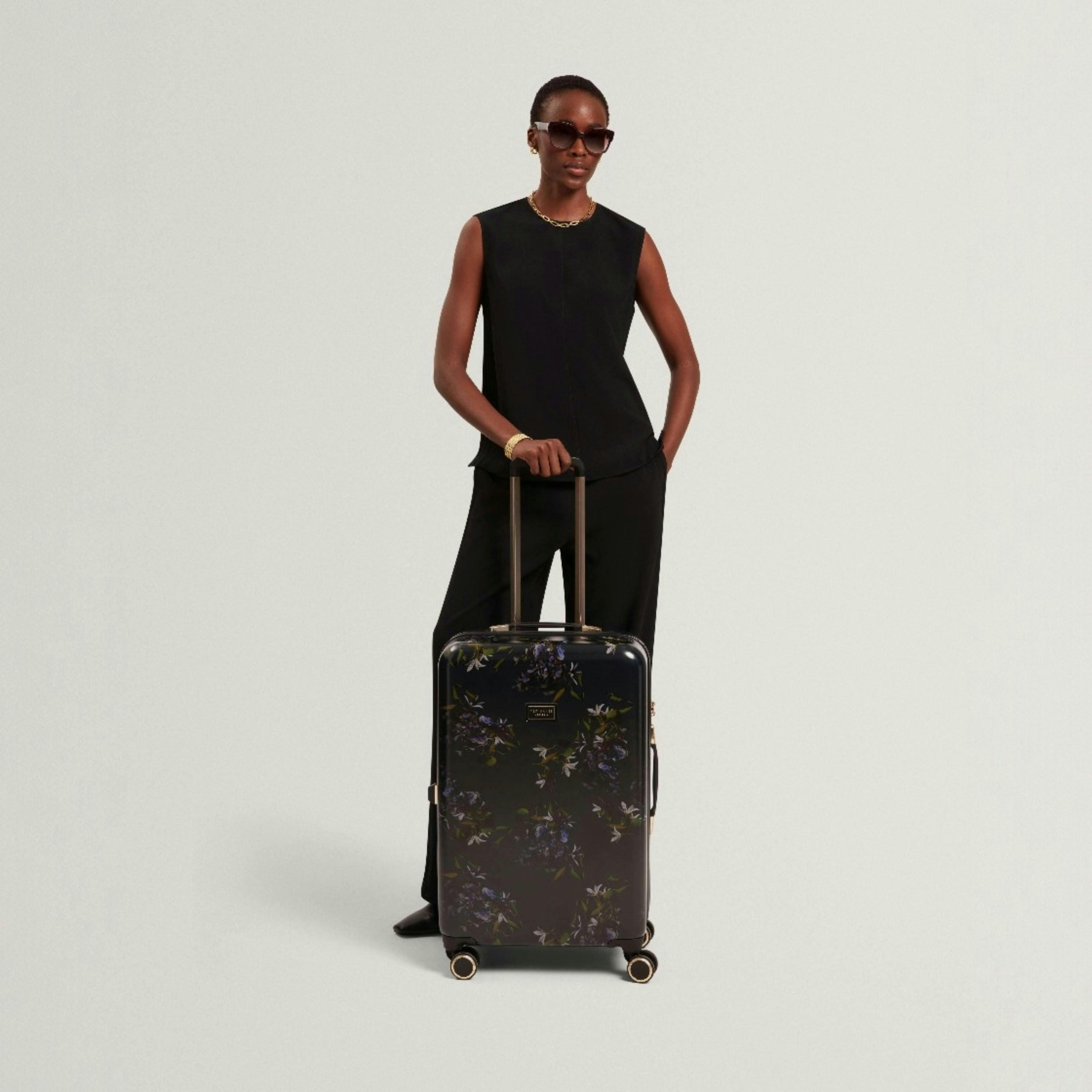 Ted Baker Midnight Bloom 68cm 4-Wheel Medium Suitcase , view 6 of 6