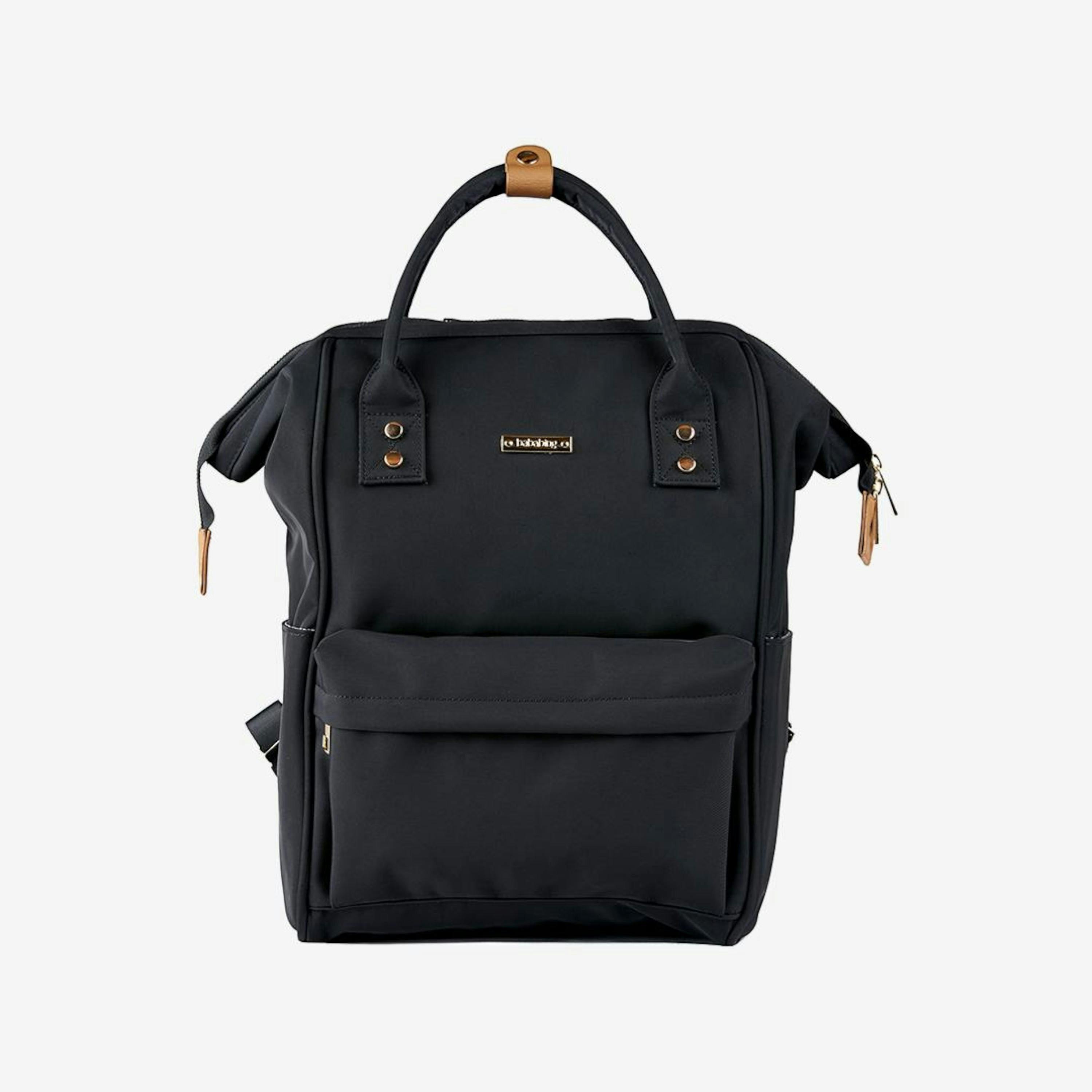 Bababing | Mani Backpack Baby Changing Bag | Waterproof Nappy Bag | Black , view 1 of 6