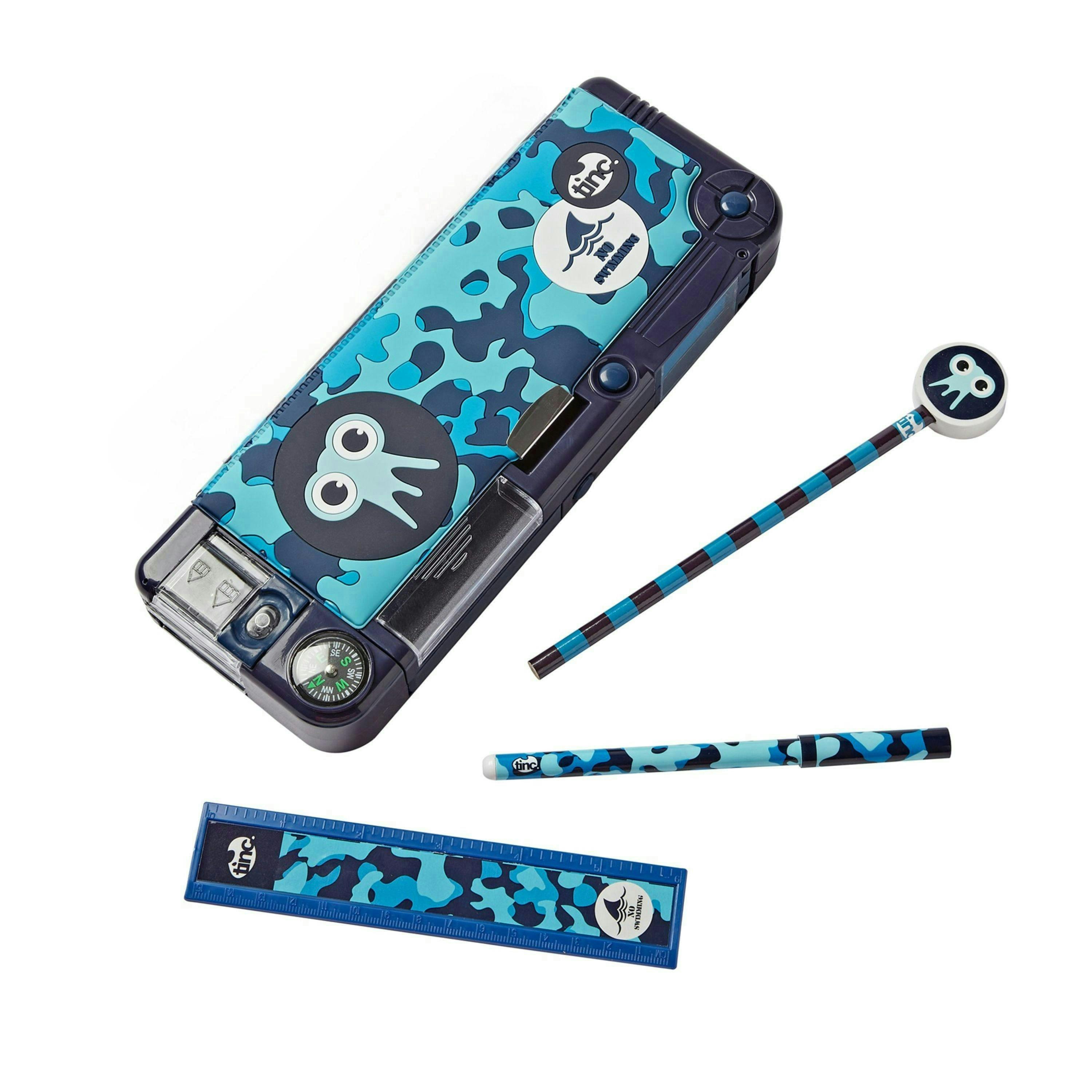 Bundle - Tonkin Filled Compartment Pencil Case & Multi Click Pen , view 2 of 6