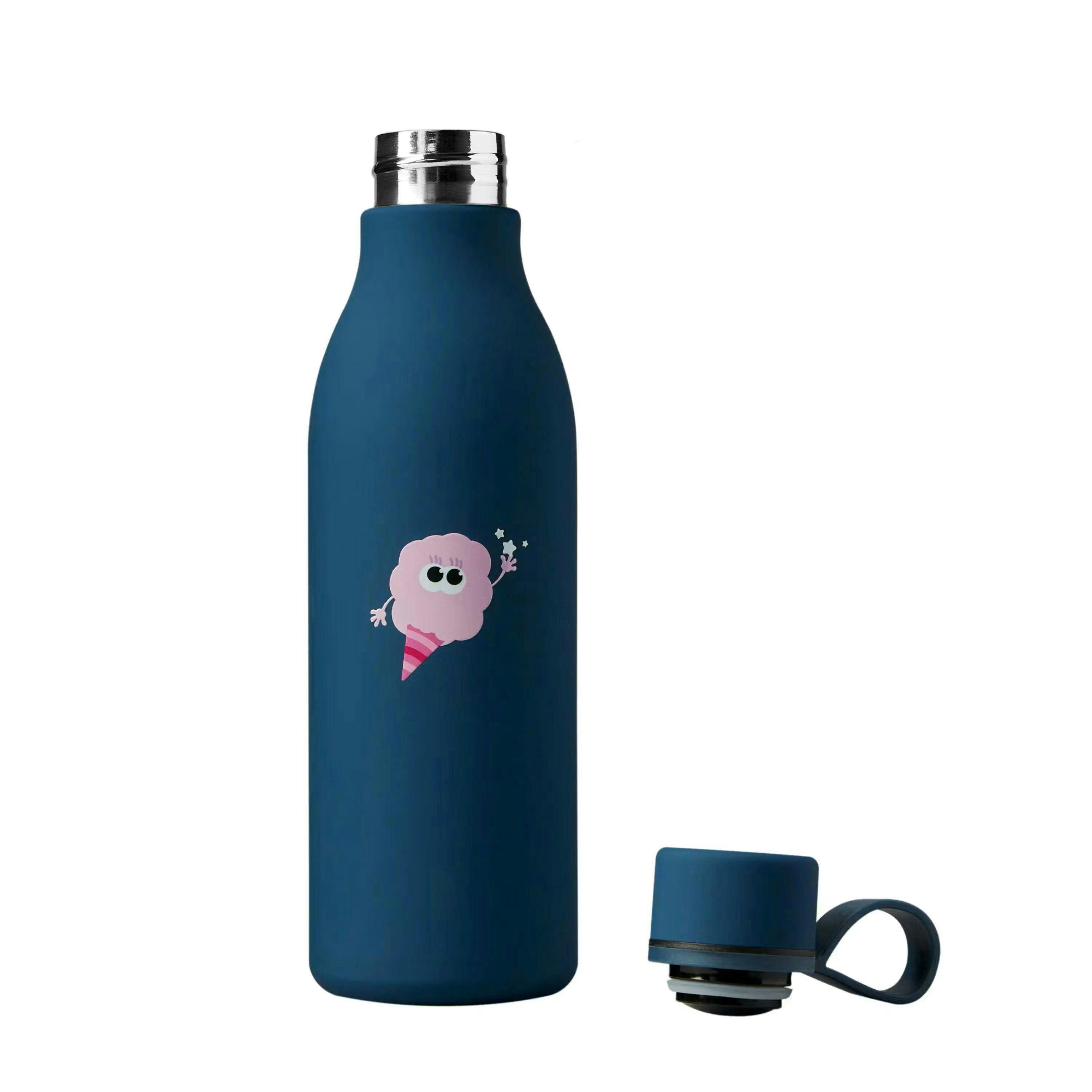 Bundle - Navy Flossie Light Up Pencil Case  & Metal Water Bottle , view 5 of 6
