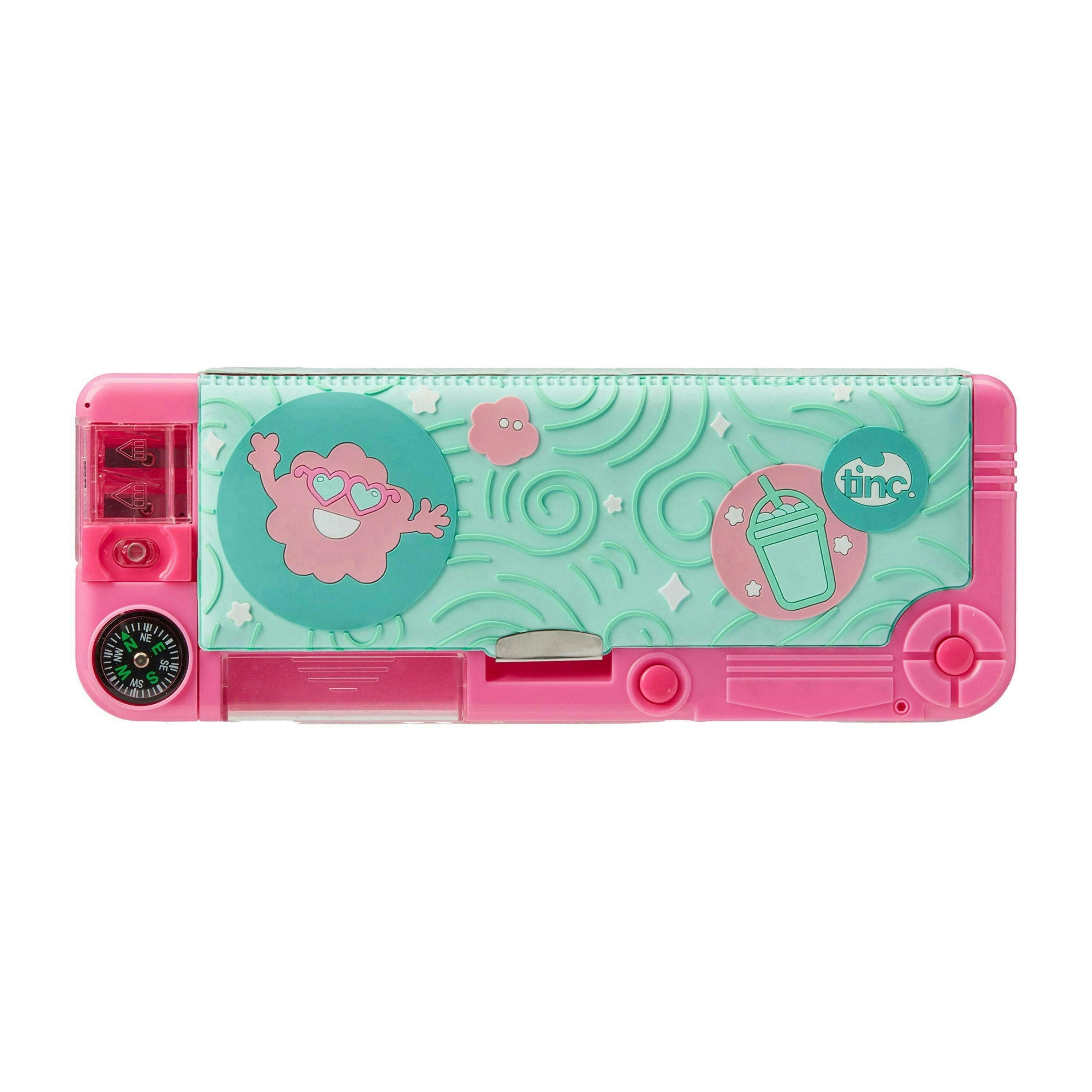 Bundle - Mintees Filled Compartment Pencil Case & Multi Click Pen , view 3 of 6