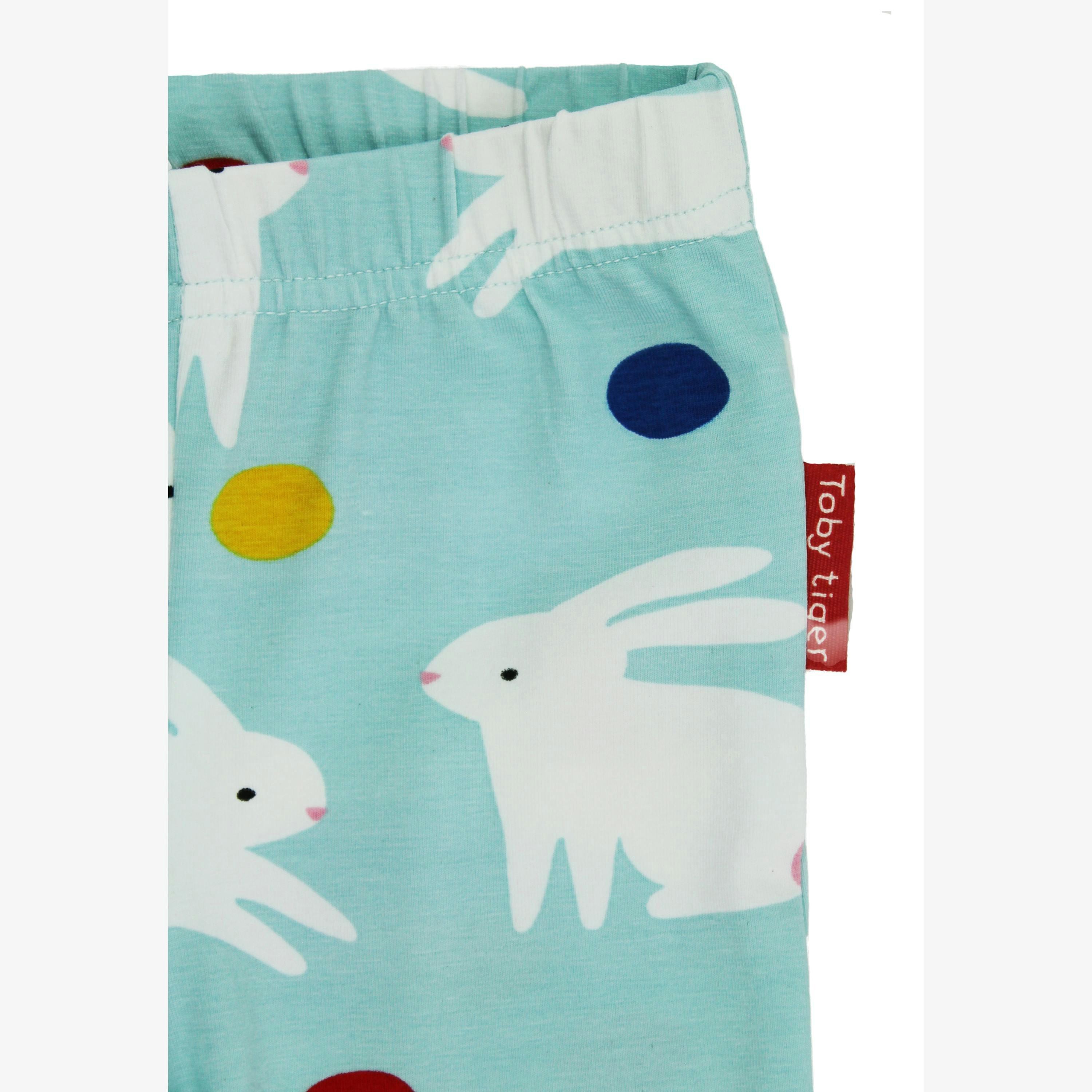Organic Bunny Hop Print Leggings , view 2 of 2