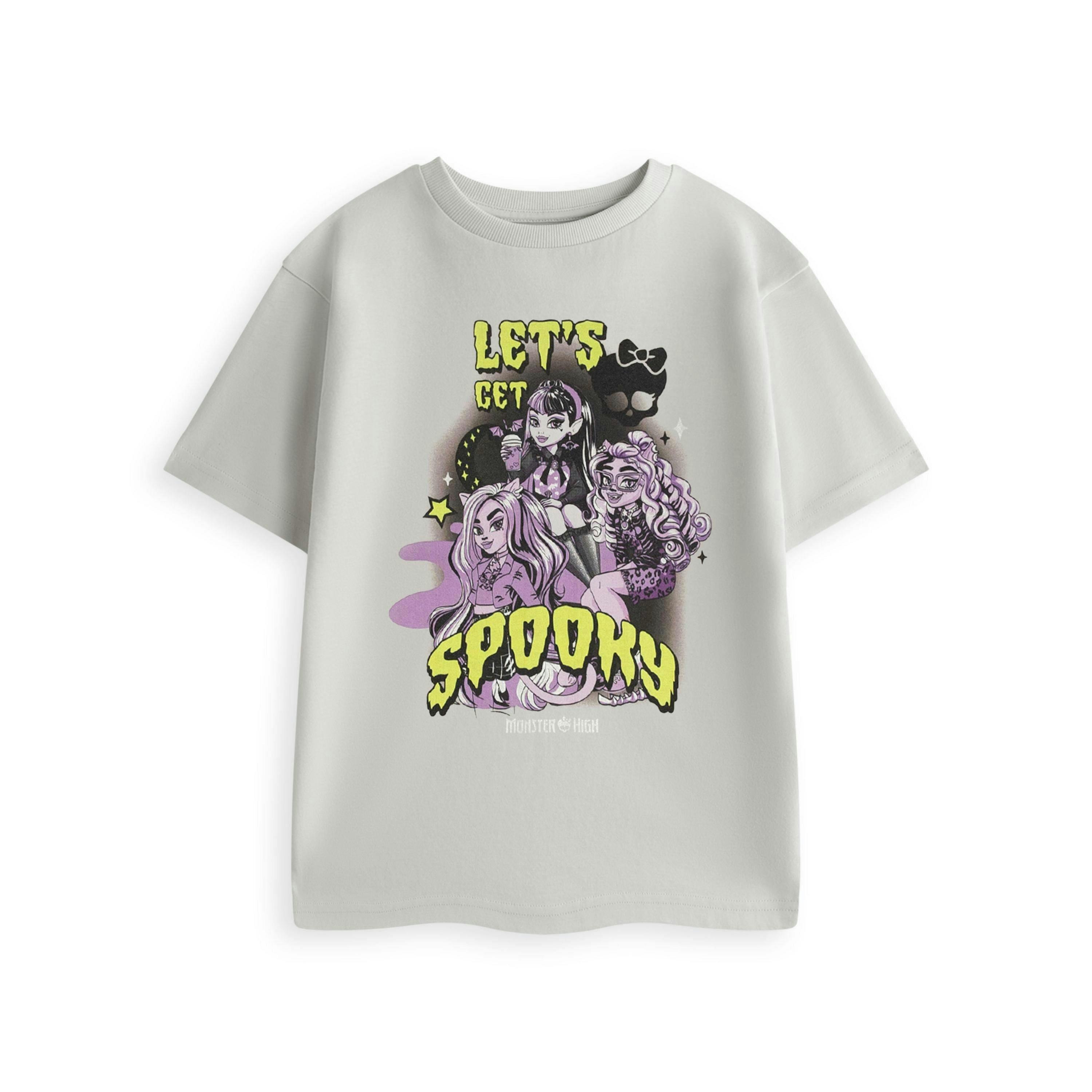 Monster High Girls Purple Ghouls night out Short Sleeved T-Shirt by Vanilla Underground , view 1 of 6