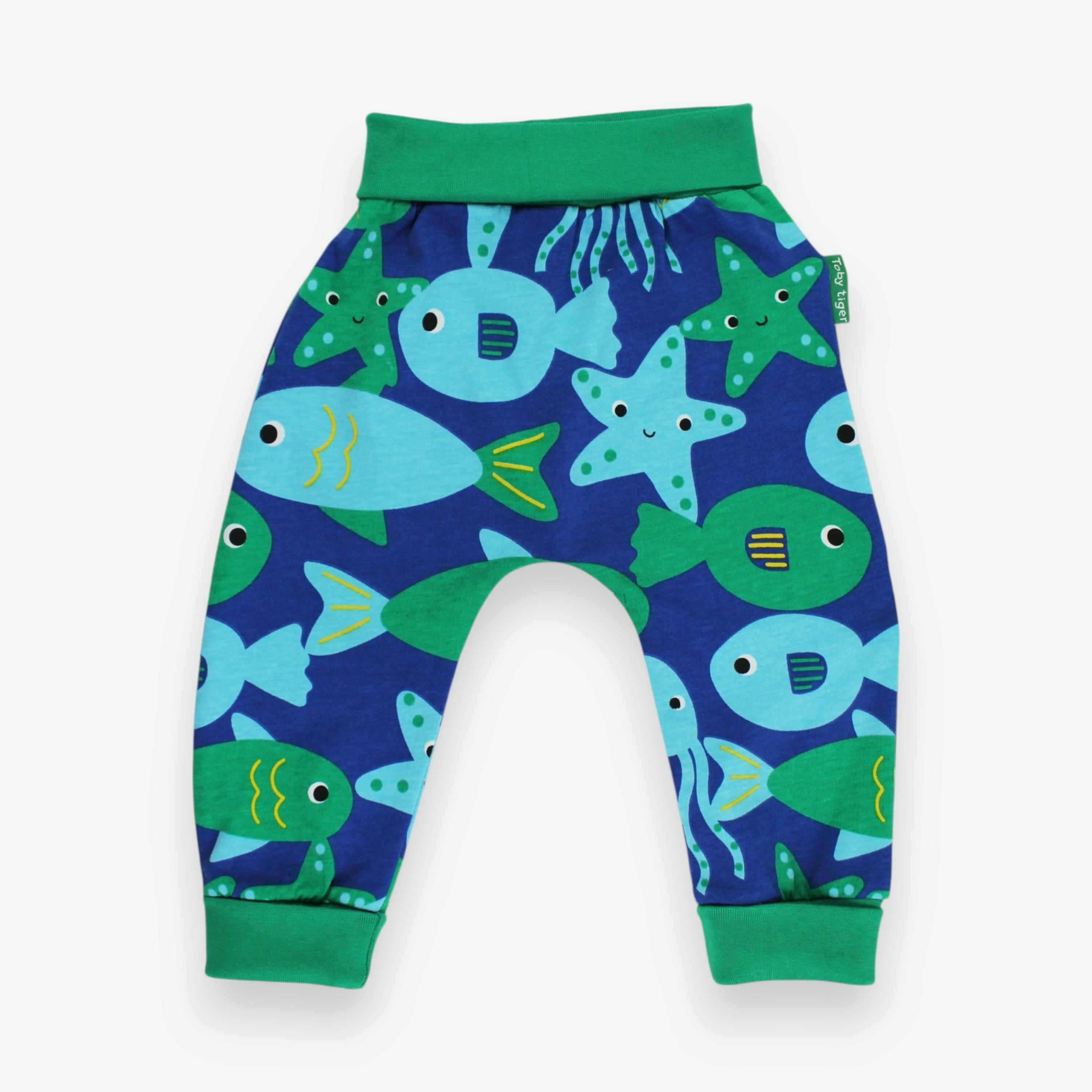 Organic Sea Creature Print Yoga Pants , view 3 of 3