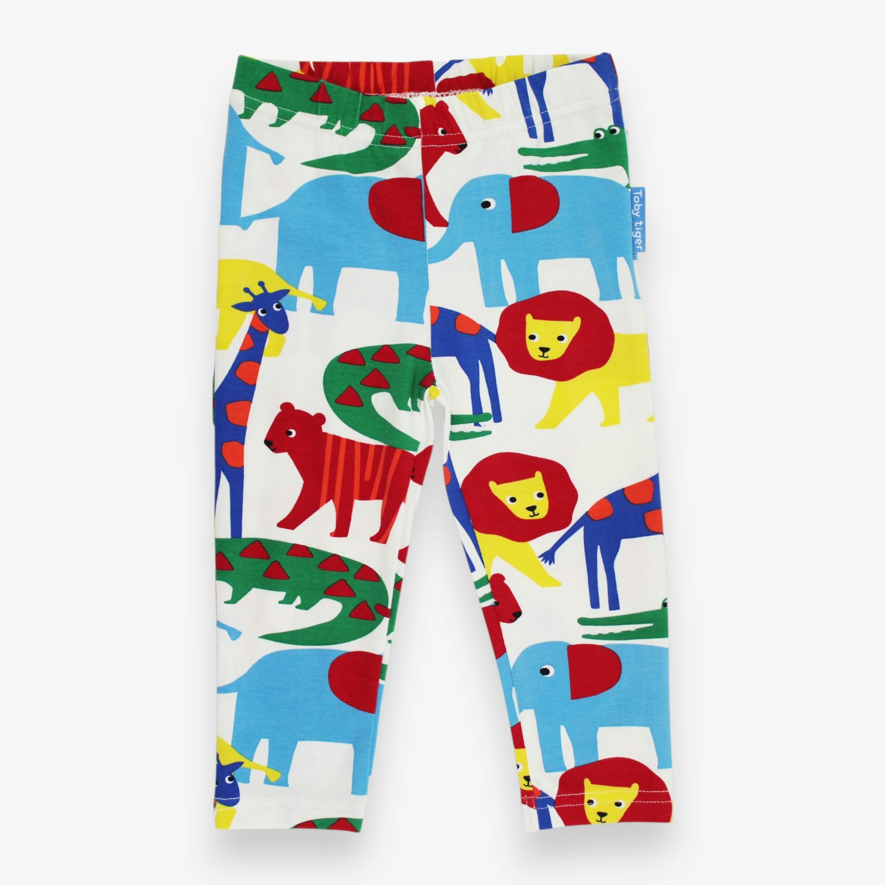 Organic Safari Print Leggings , view 1 of 1